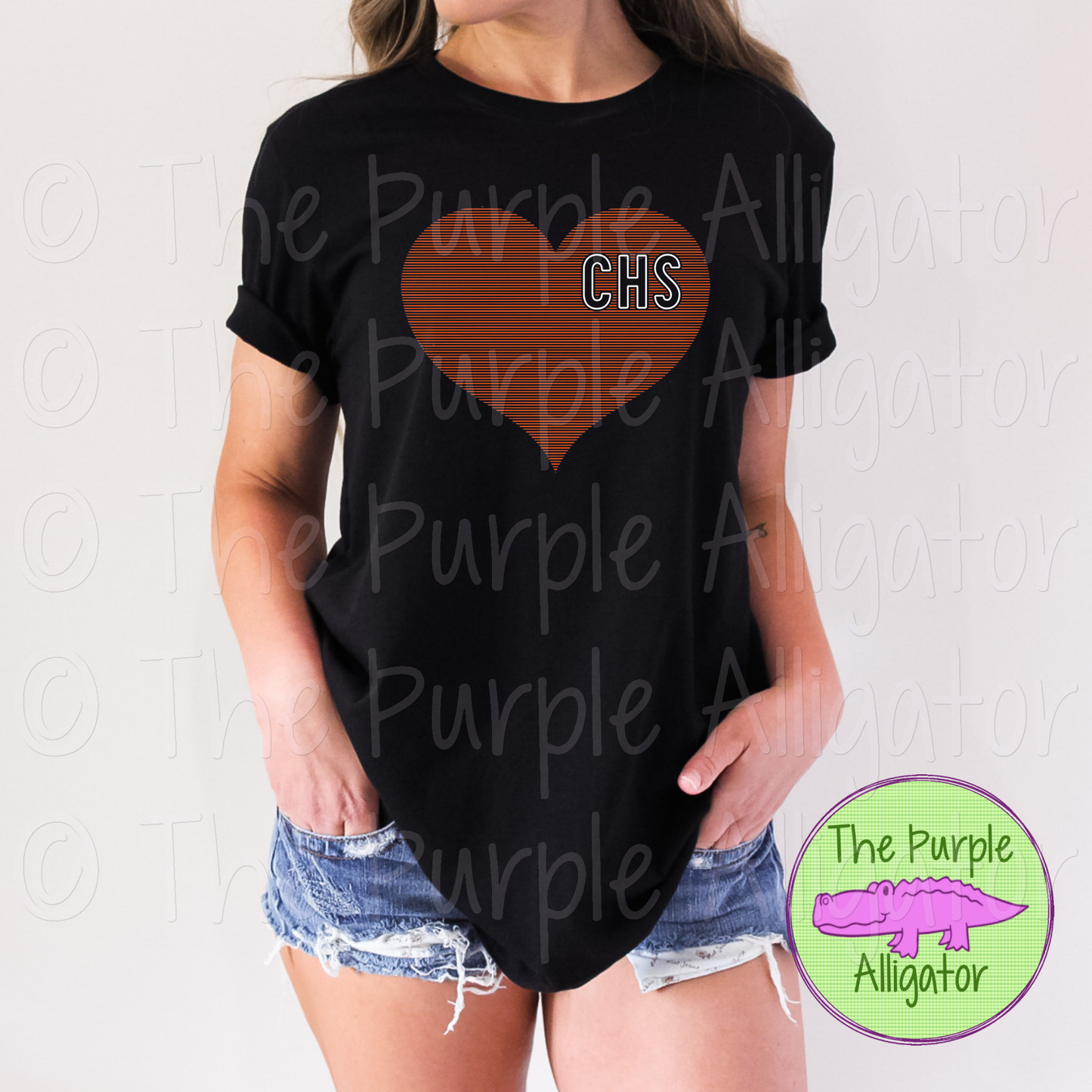 Cocoa CHS Mini Stripes Heart School Spirit (d2f TPA)