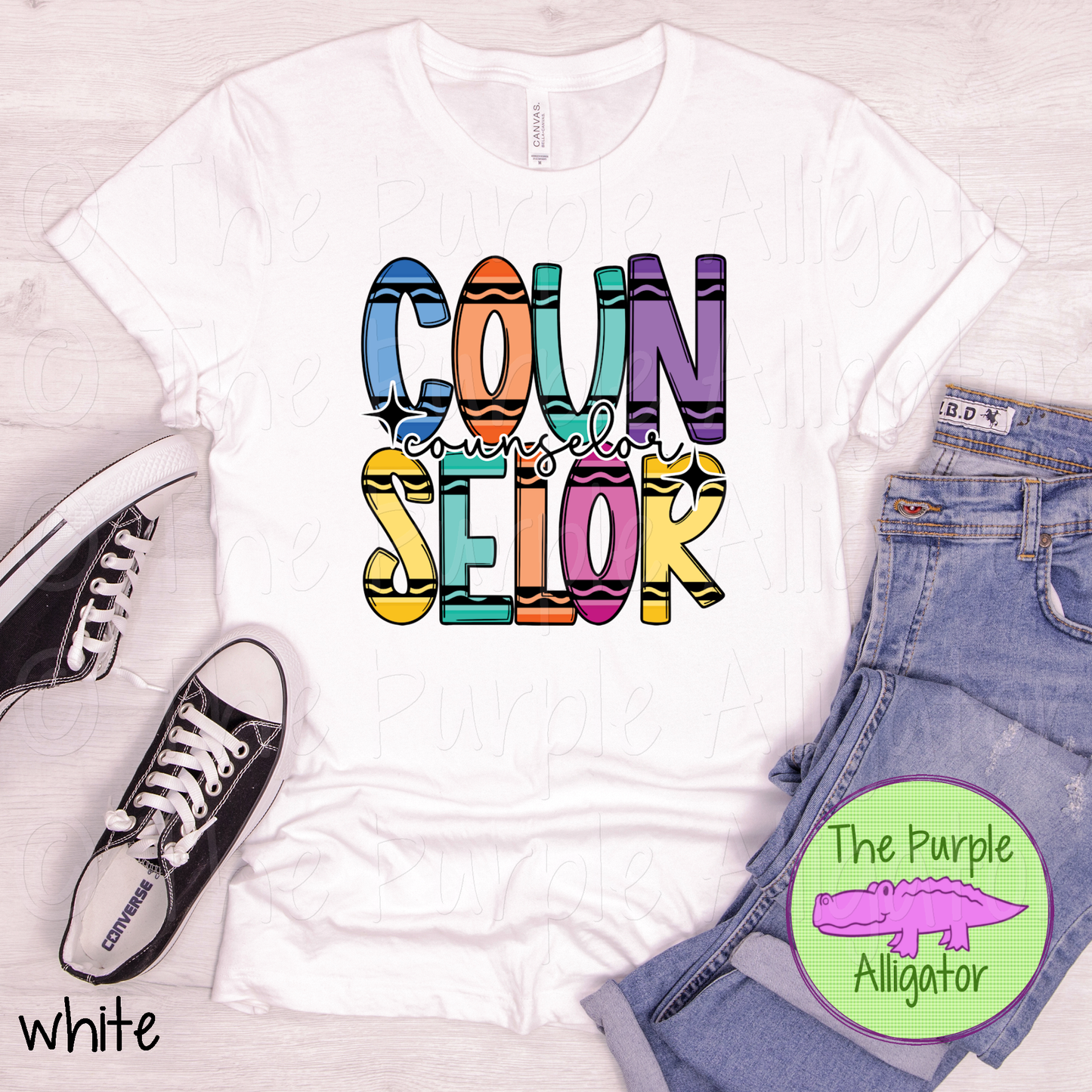Counselor Crayons Stacked (d2f DDD)