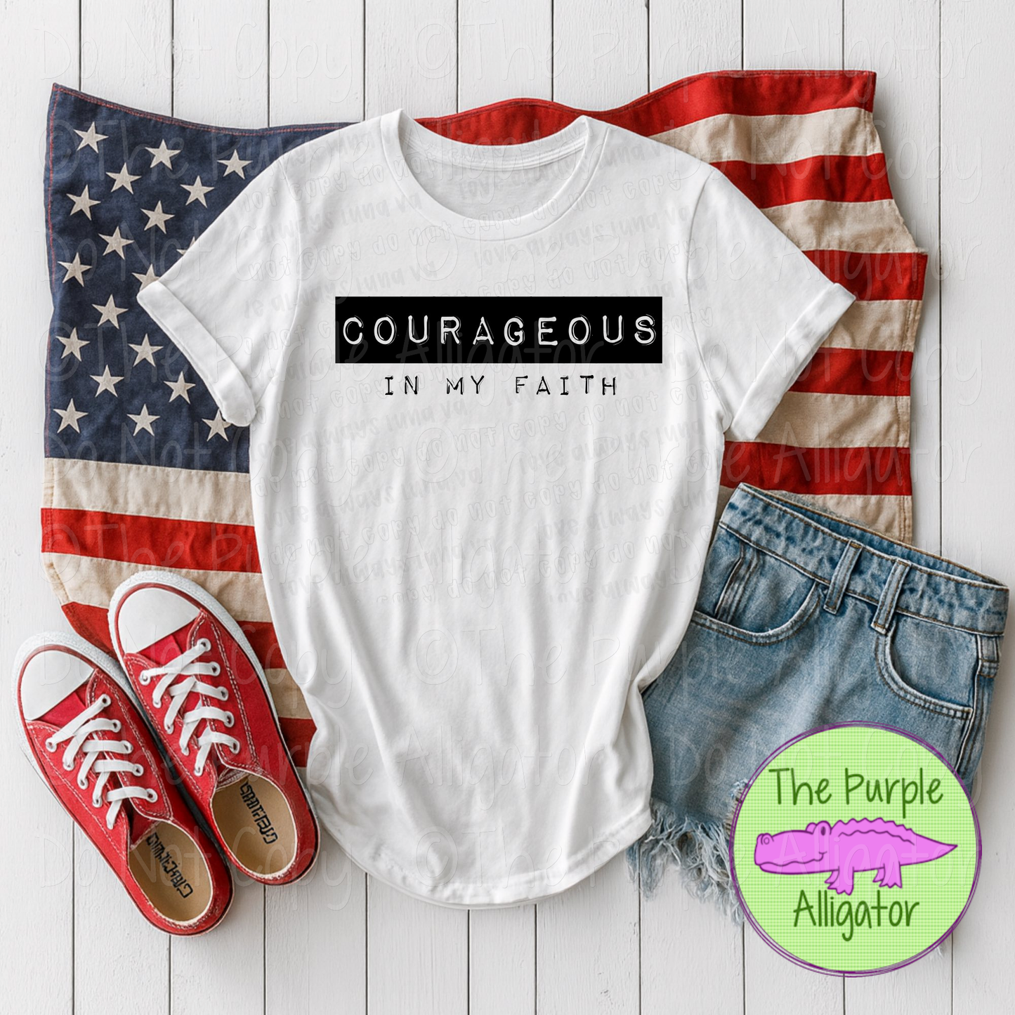 Courageous in My Faith - Christian Graphic Design 0925 (d2f SAL)