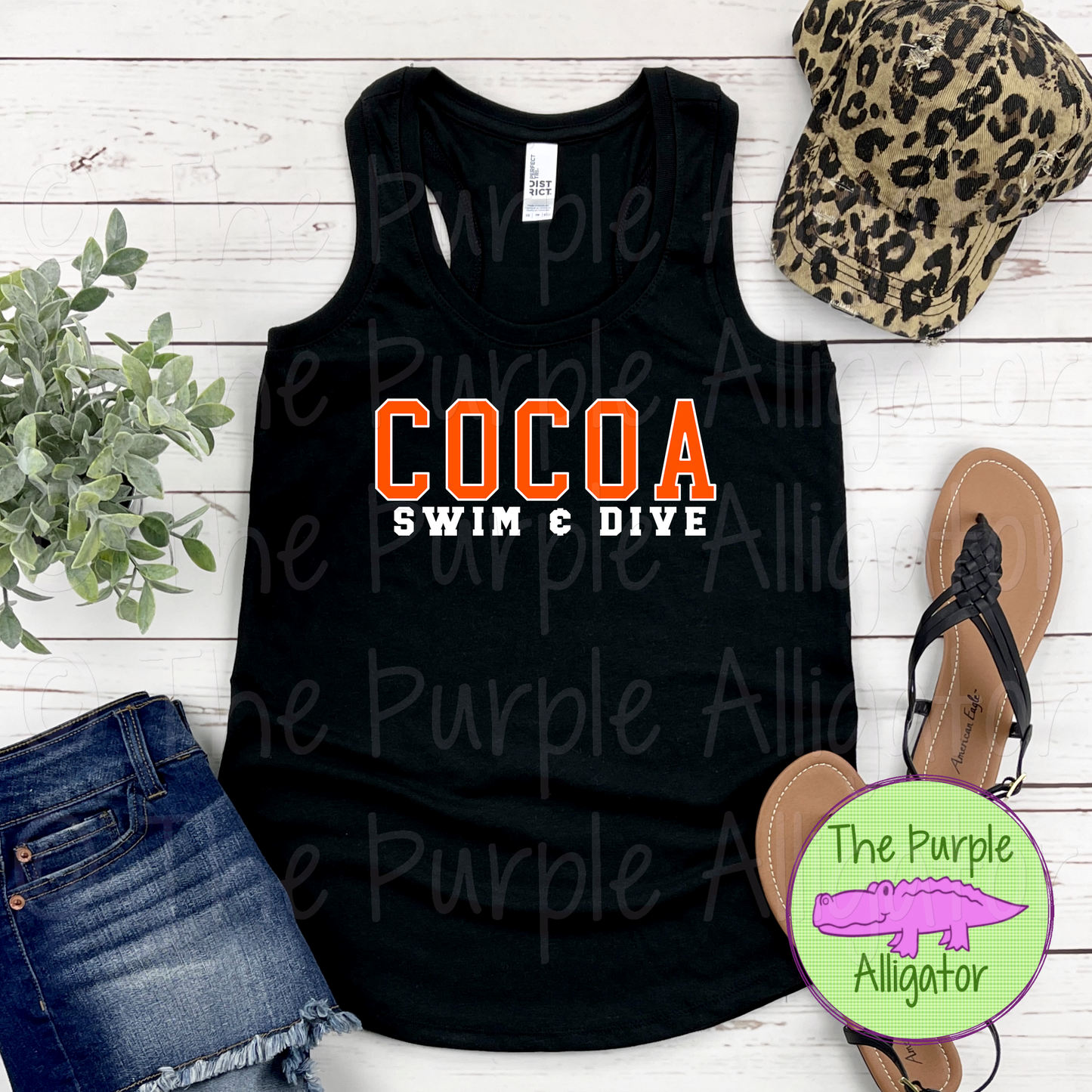 Cocoa Swim & Dive CB-JPST Mascot School Spirit (d2f TPA)