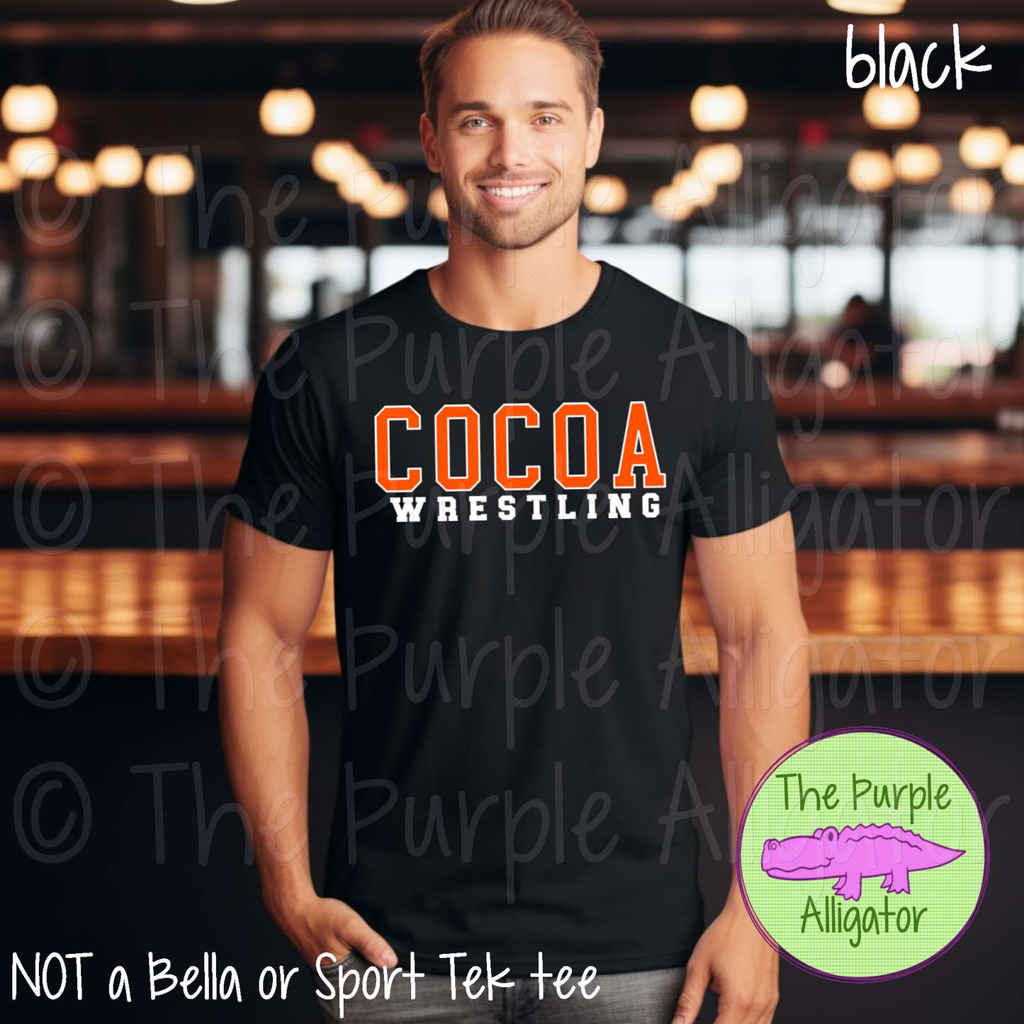 Cocoa Wrestling CB-JPST Mascot School Spirit (d2f TPA)