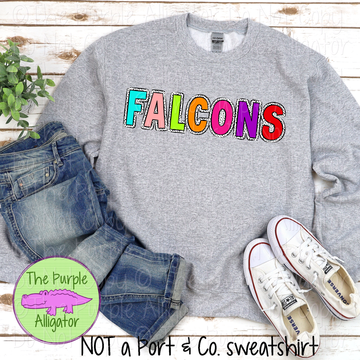 Falcons Dalmatian Marquee Mascot School Spirit 1224 (d2f TPA)