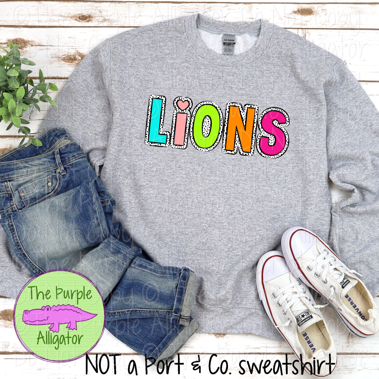 Lions Dalmatian Marquee Mascot School Spirit 1224 (d2f TPA)