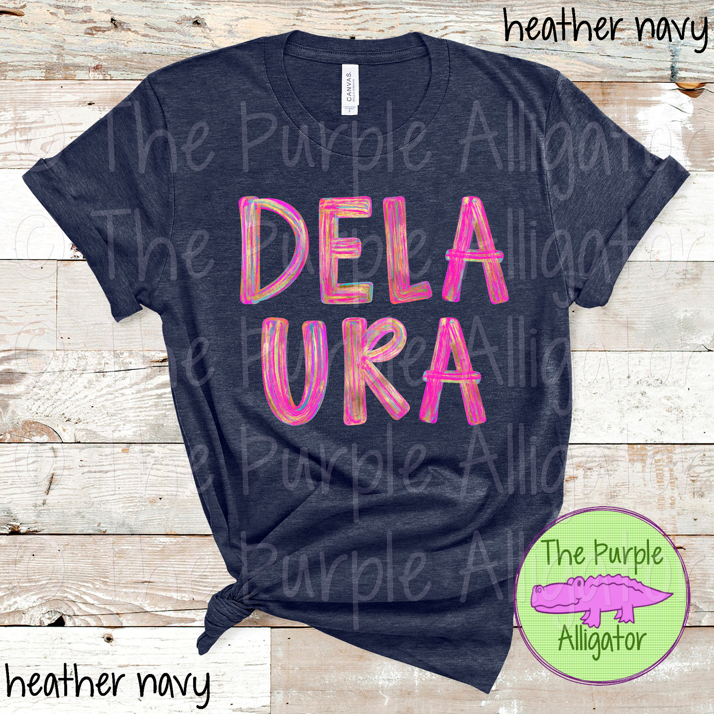 DeLaura AJ Gold Distressed Gold Brush School Spirit Design 0924 (d2f TPA)