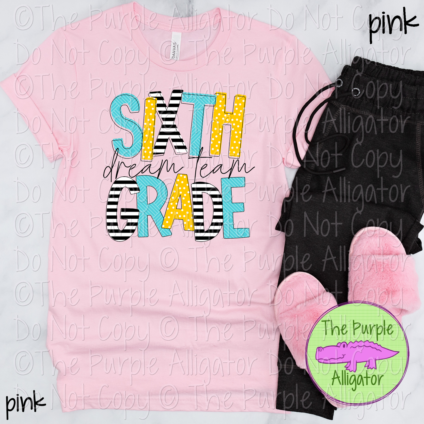 Grade Level Dream Team Blue Yellow Mix - Choose Your Grade Level - 0724 (d2f HMD)