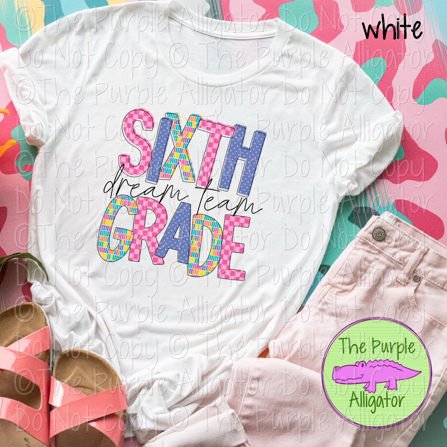 Grade Level Dream Team Bright Color Mix - Choose Your Grade Level - 0724 (d2f HMD)