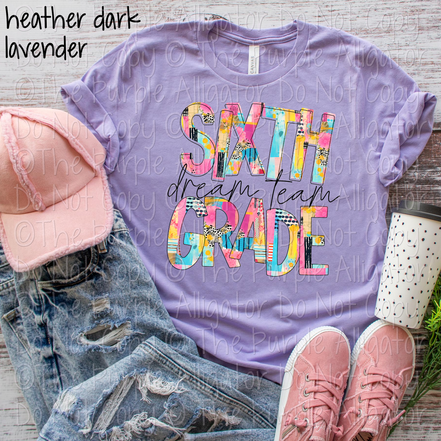 Grade Level Dream Team Patchwork - Choose Your Grade Level - 0724 (d2f HMD)