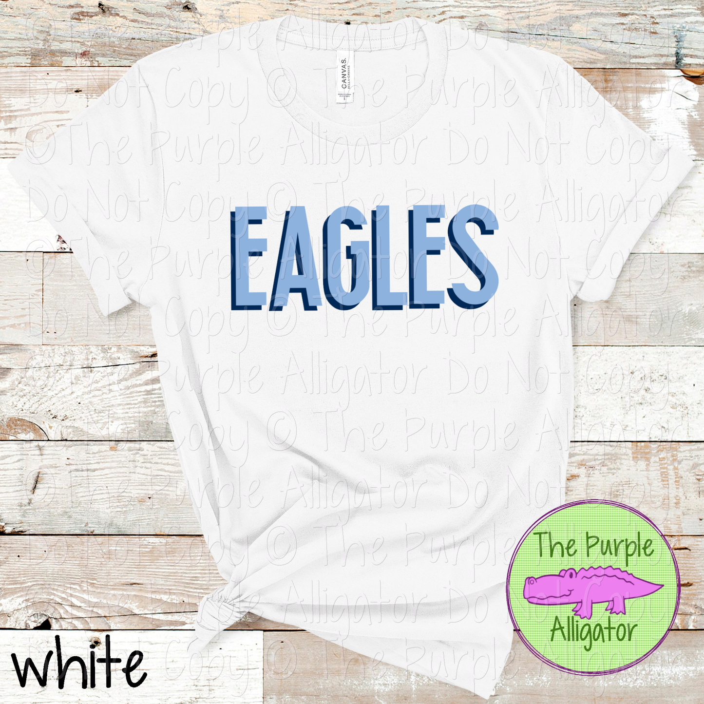 Eagles NF Two-Tone Offset Spirit Design | Bold Two-Color Offset Text Design | CHOOSE YOUR DESIGN COLORS 0825 (d2f TPA)