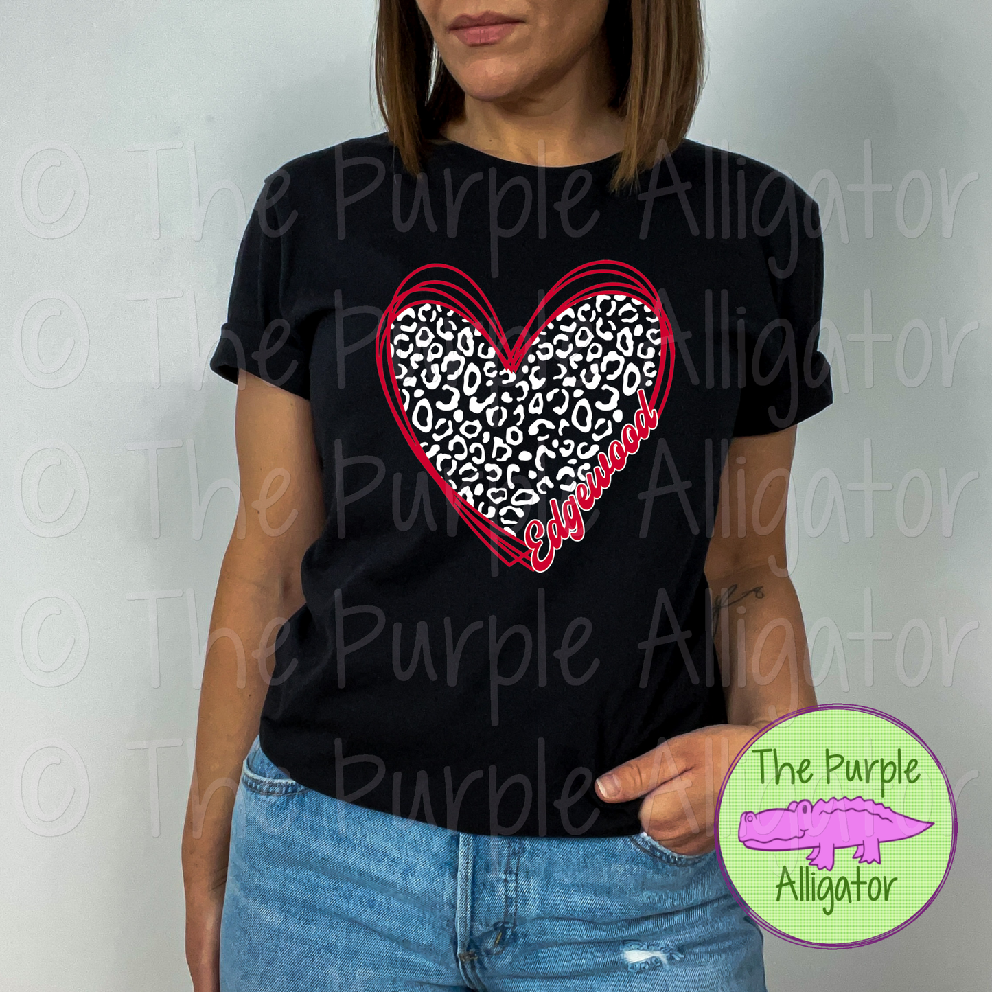Edgewood Leopard Heart School Spirit (d2f TPA)