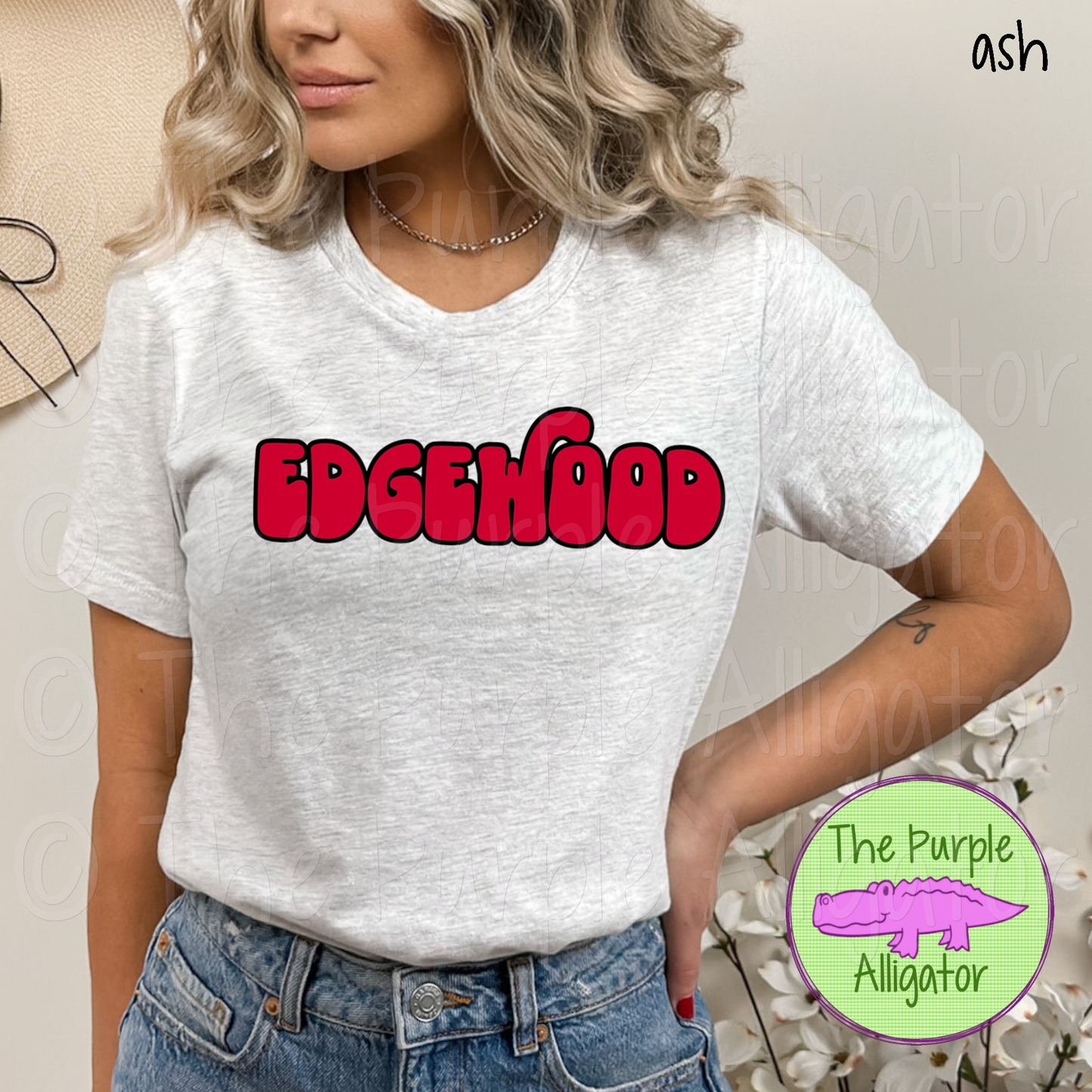 Edgewood Retro Swash School Spirit - CHOOSE YOUR DESIGN COLORS (d2f TPA)