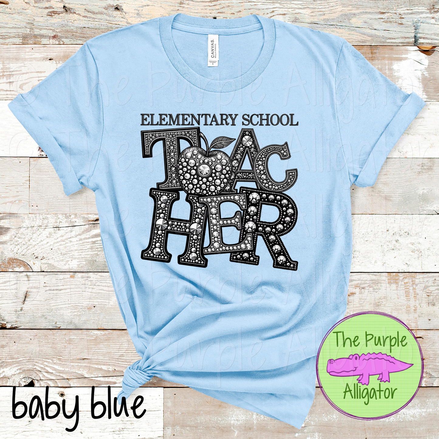 Elementary School Teacher Faux Rhinestones (d2f TED)