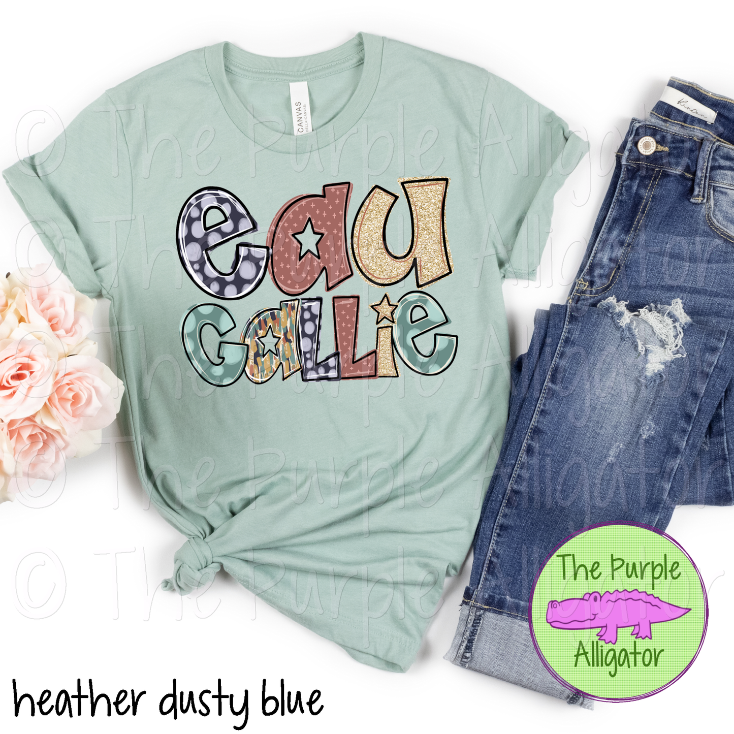 Eau Gallie Fall Strokes School Spirit Apparel | Fall School Shirt, Autumn Mascot Spirit Wear 0924 TPA