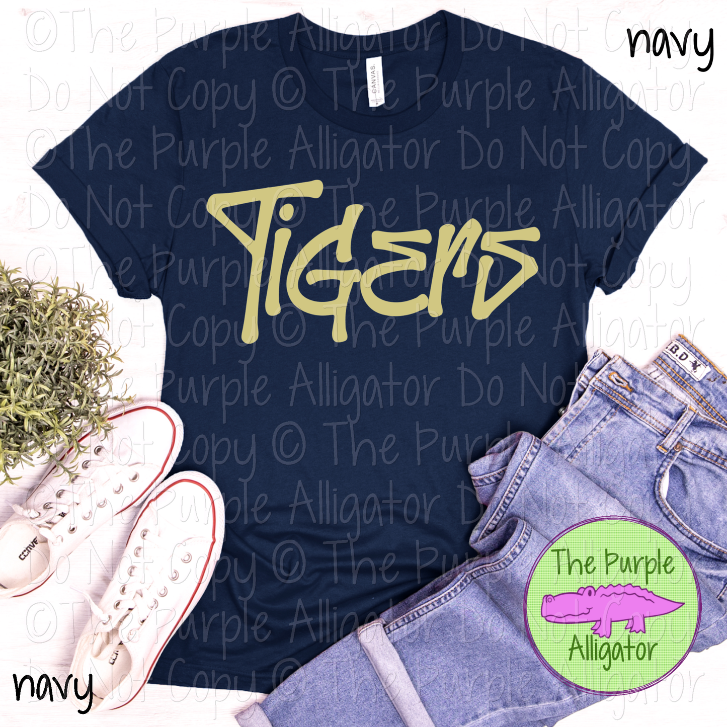 Tigers Fresh Graffiti - The Graffiti Series | Bold Street Style Spirit Wear Lettering – CHOOSE YOUR DESIGN COLOR 0925 (d2f TPA)