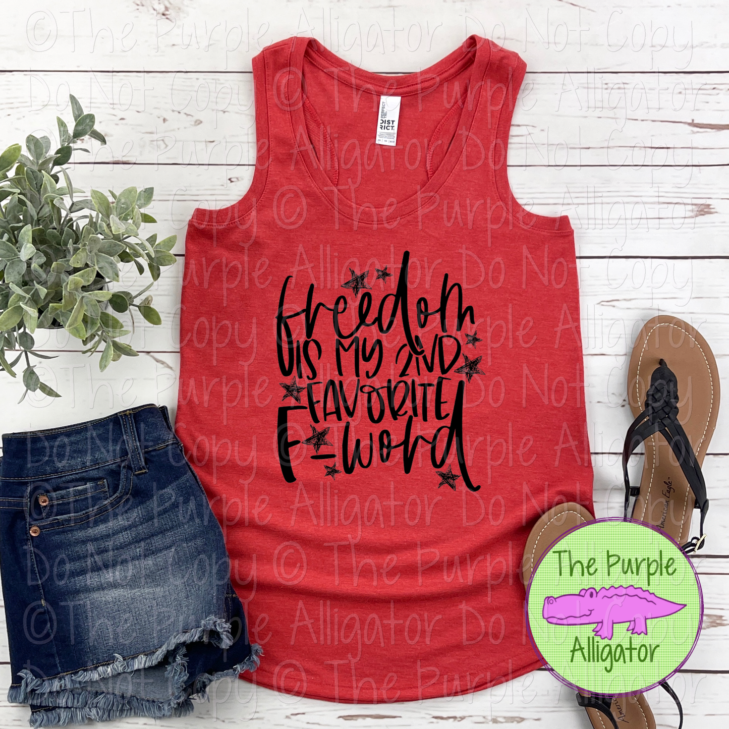Freedom is my Second Favorite F-Word - Choose Your Design Color - 0624 (d2f HMD)