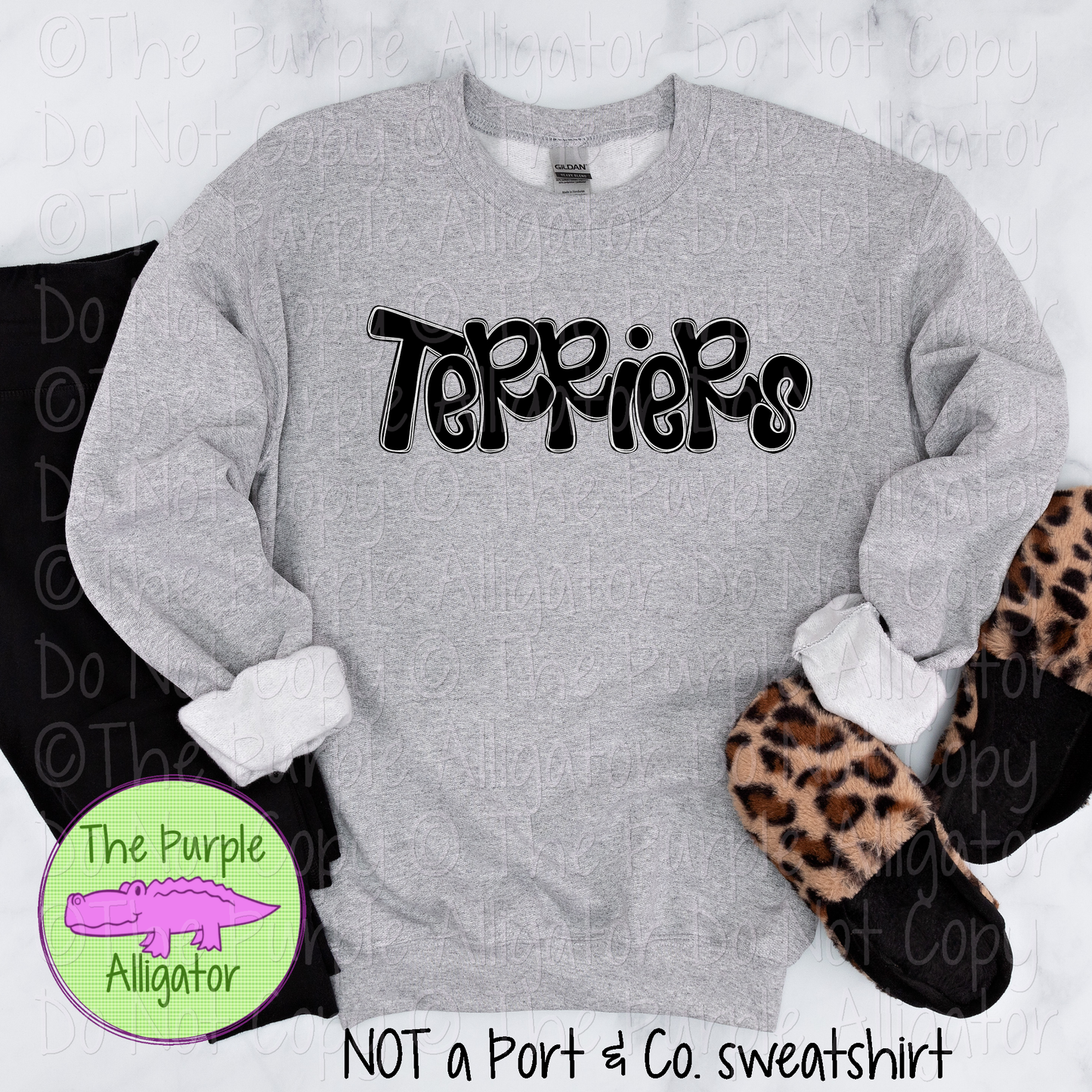 Terriers Funky Doodle Mascot School Spirit 1224 (d2f SWD)