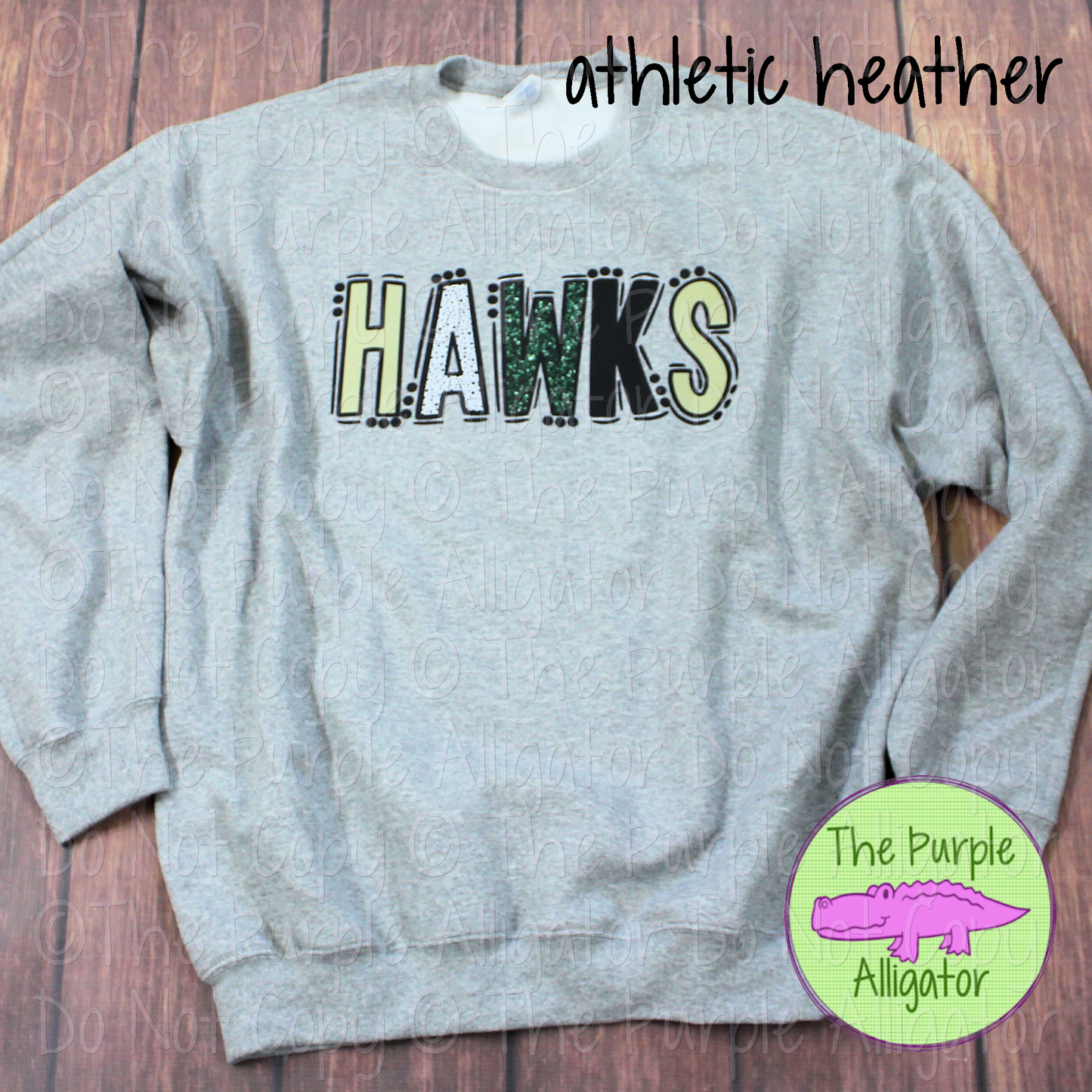 Hawks Go Team Dots Mascot School Spirit 0225 (d2f TPA)