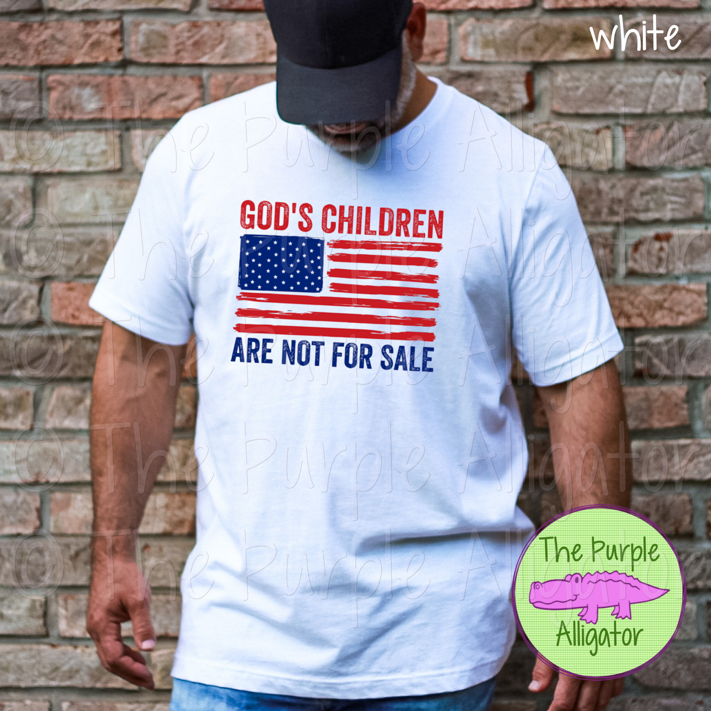 God's Children are Not for Sale Flag (d2f TPA)