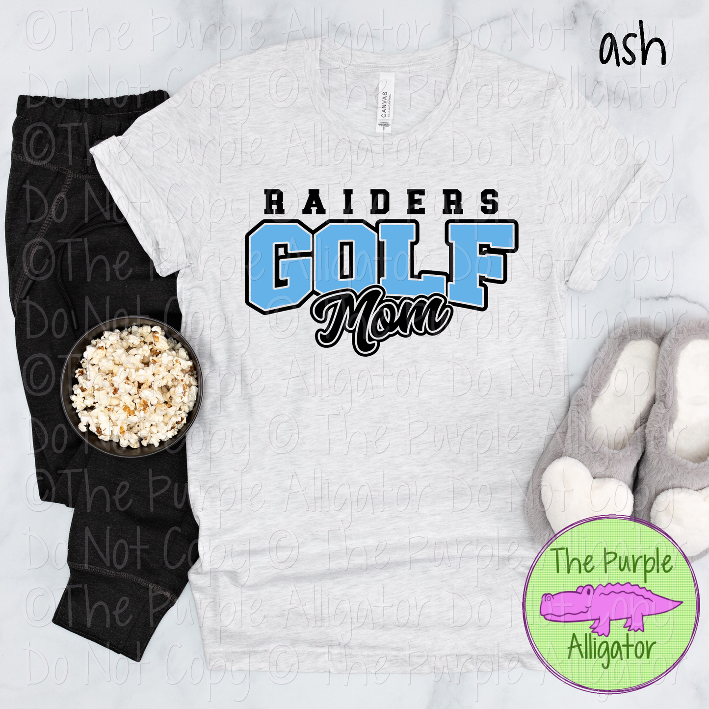 Raiders Golf Mom SC11 Mascot School Spirit Wear Team Gear - CHOOSE YOUR DESIGN COLORS - 0525 (d2f TPA)