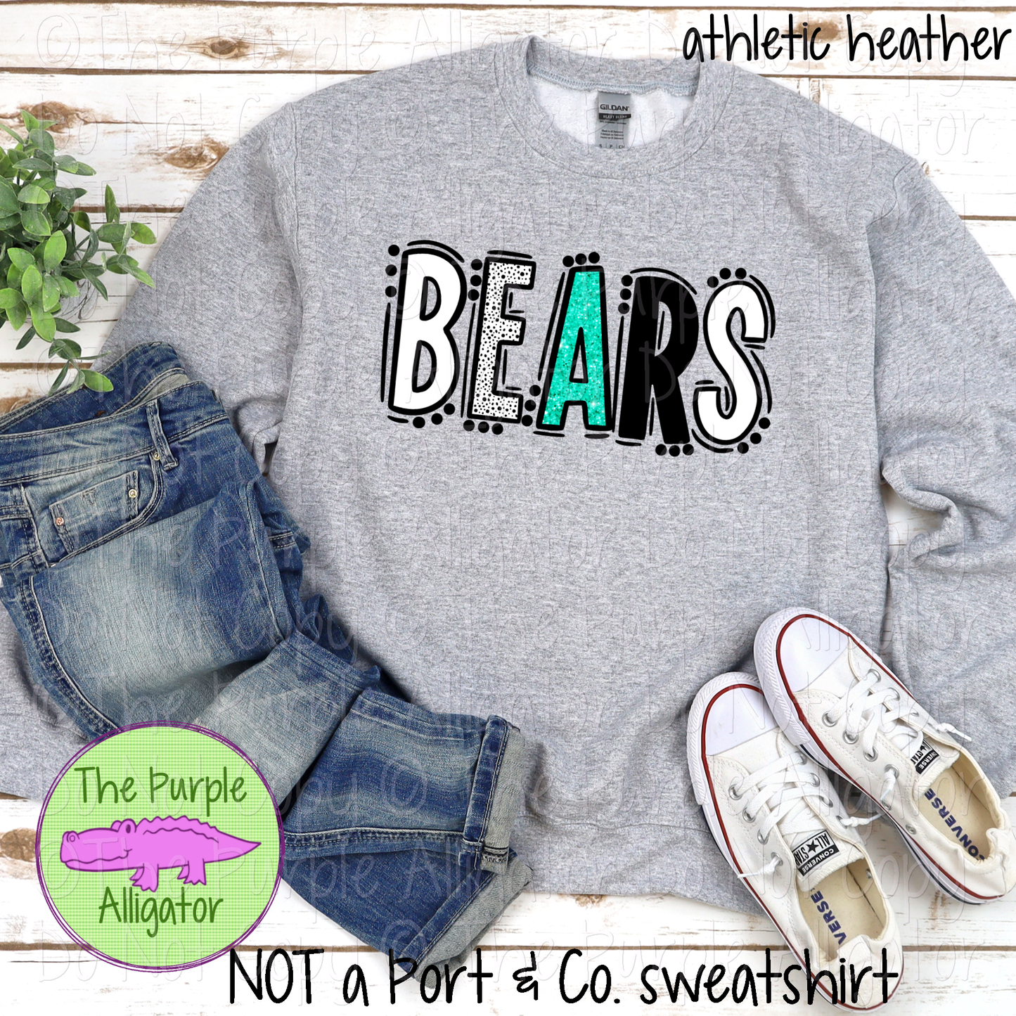 Bears Go Team Dots Mascot School Spirit 0225 (d2f TPA)