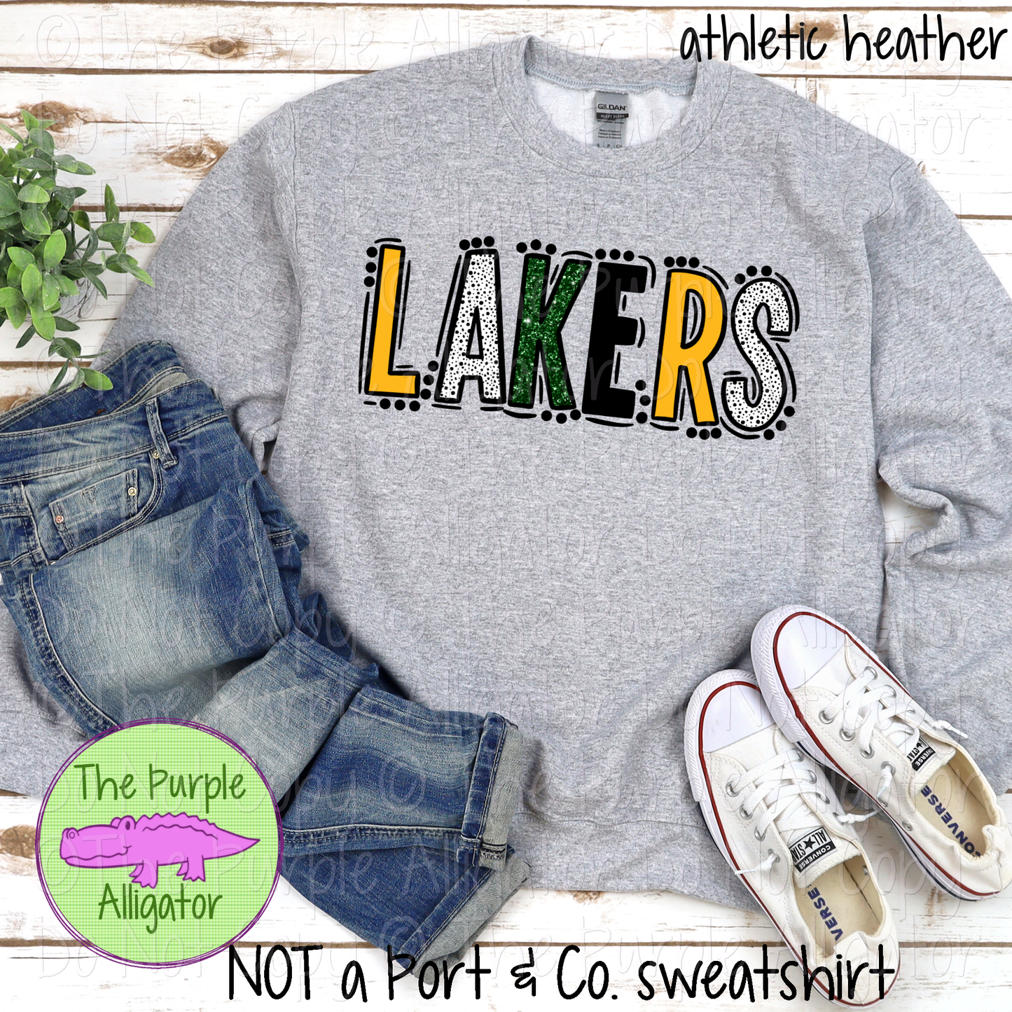 Lakers Go Team Dots Mascot School Spirit 0225 (d2f TPA)