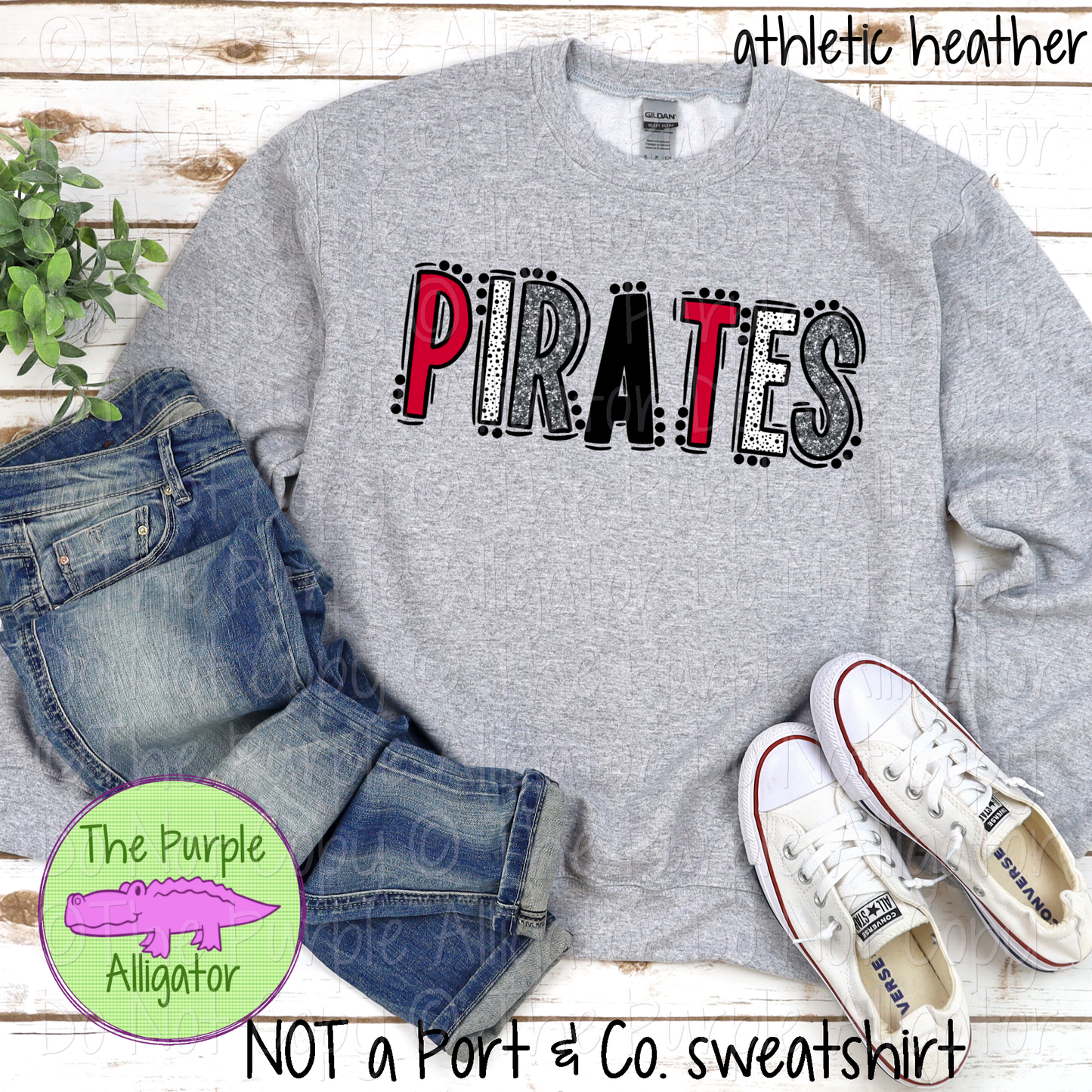 Pirates Go Team Dots Mascot School Spirit 0225 (d2f TPA)