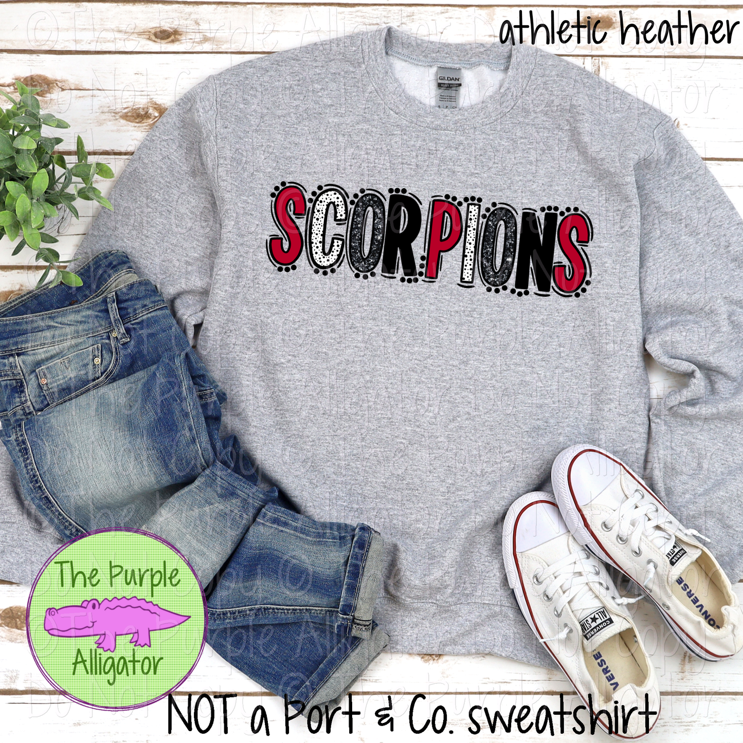 Scorpions Go Team Dots Mascot School Spirit 0225 (d2f TPA)