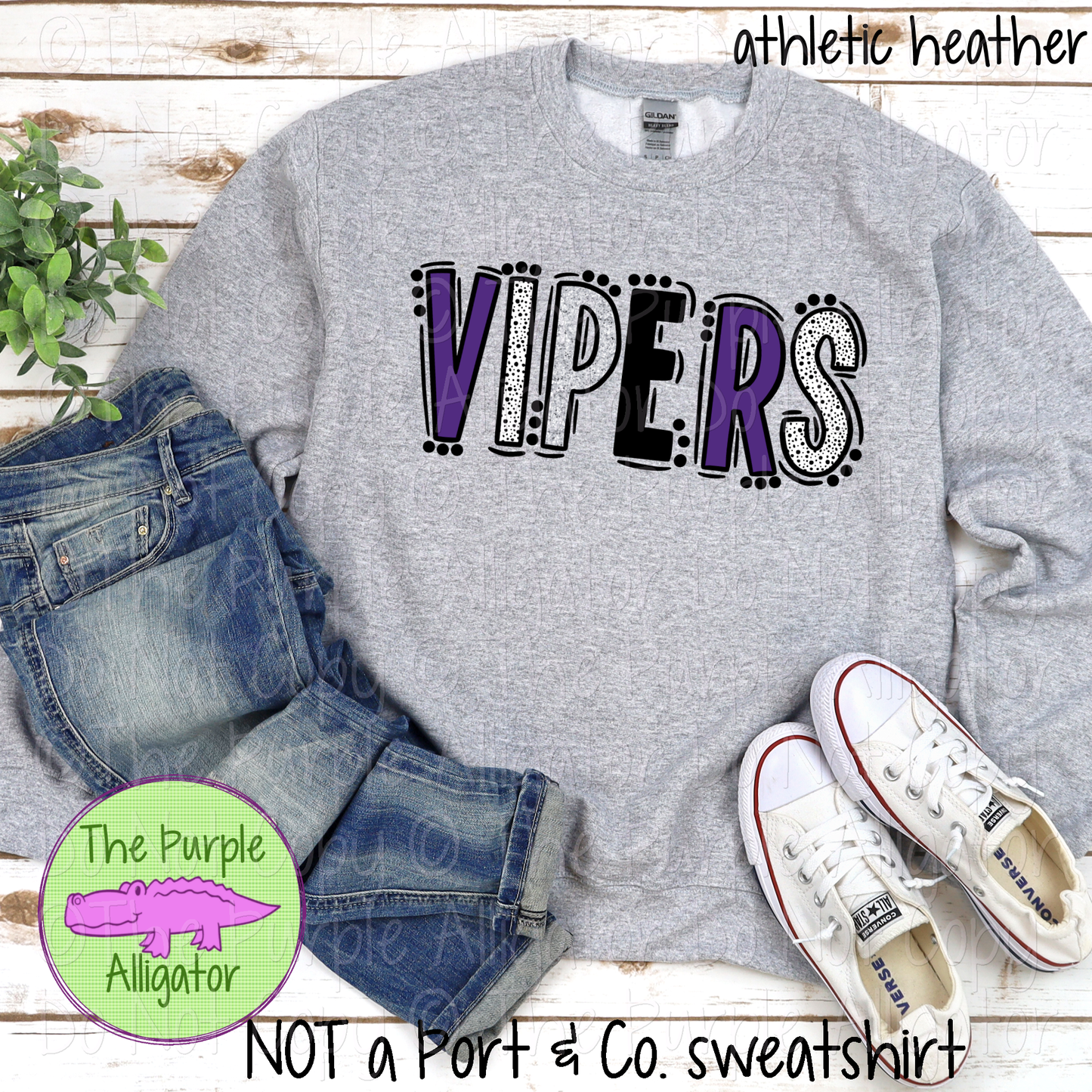 Vipers Go Team Dots Mascot School Spirit 0225 (d2f TPA)