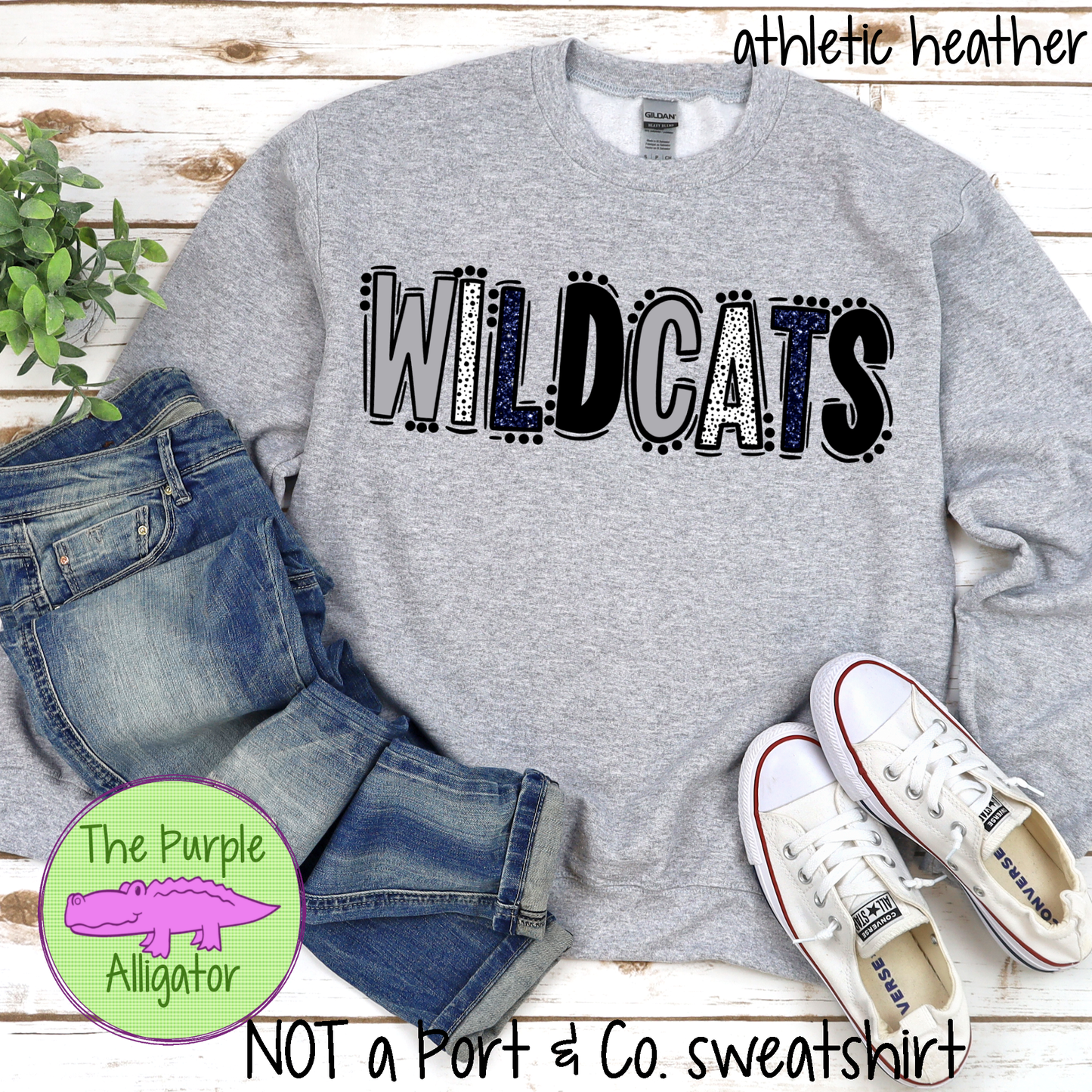 Wildcats Go Team Dots Mascot School Spirit 0225 (d2f TPA)