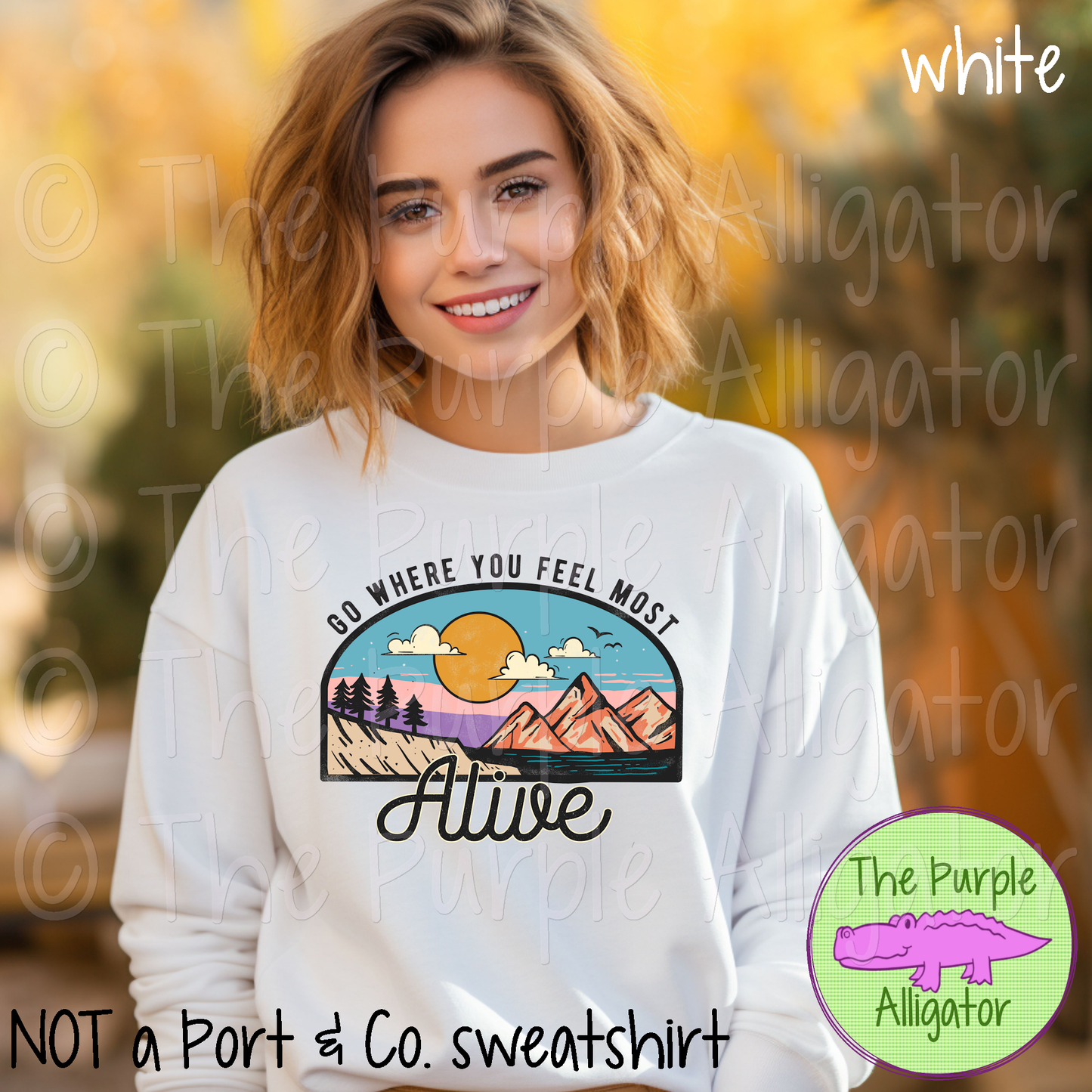 Go Where You Feel Most Alive Vintage Camping (d2f LC)