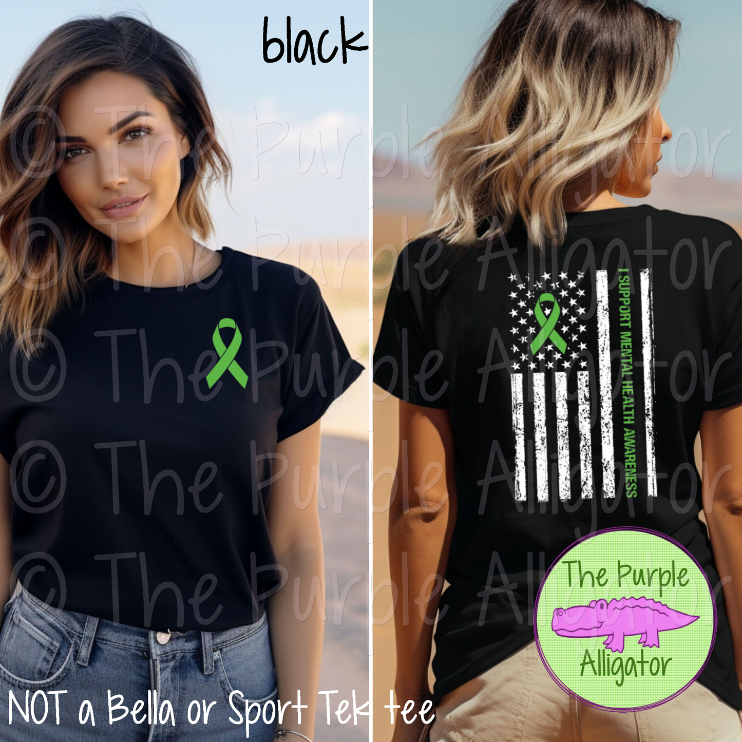 Green Ribbon MHA Flag Front/Back Design 0924 (d2f FS)