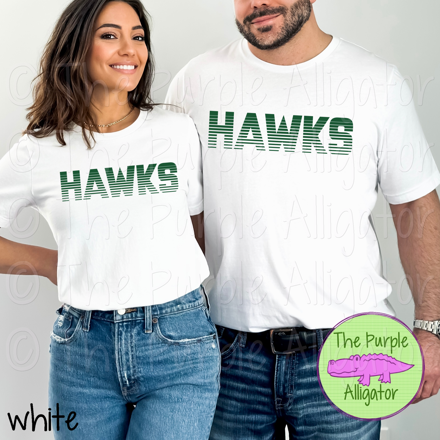 Hawks Championship Mascot School Spirit - CHOOSE YOUR TEXT COLOR (d2f TPA)