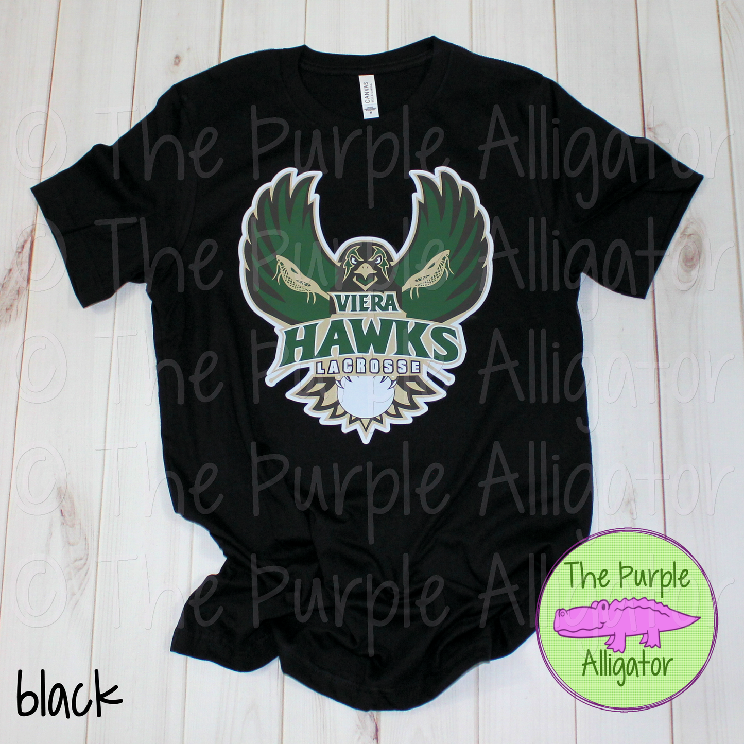 Viera Hawks Lacrosse - Logo Mascot Team Spirit (d2f TPA)