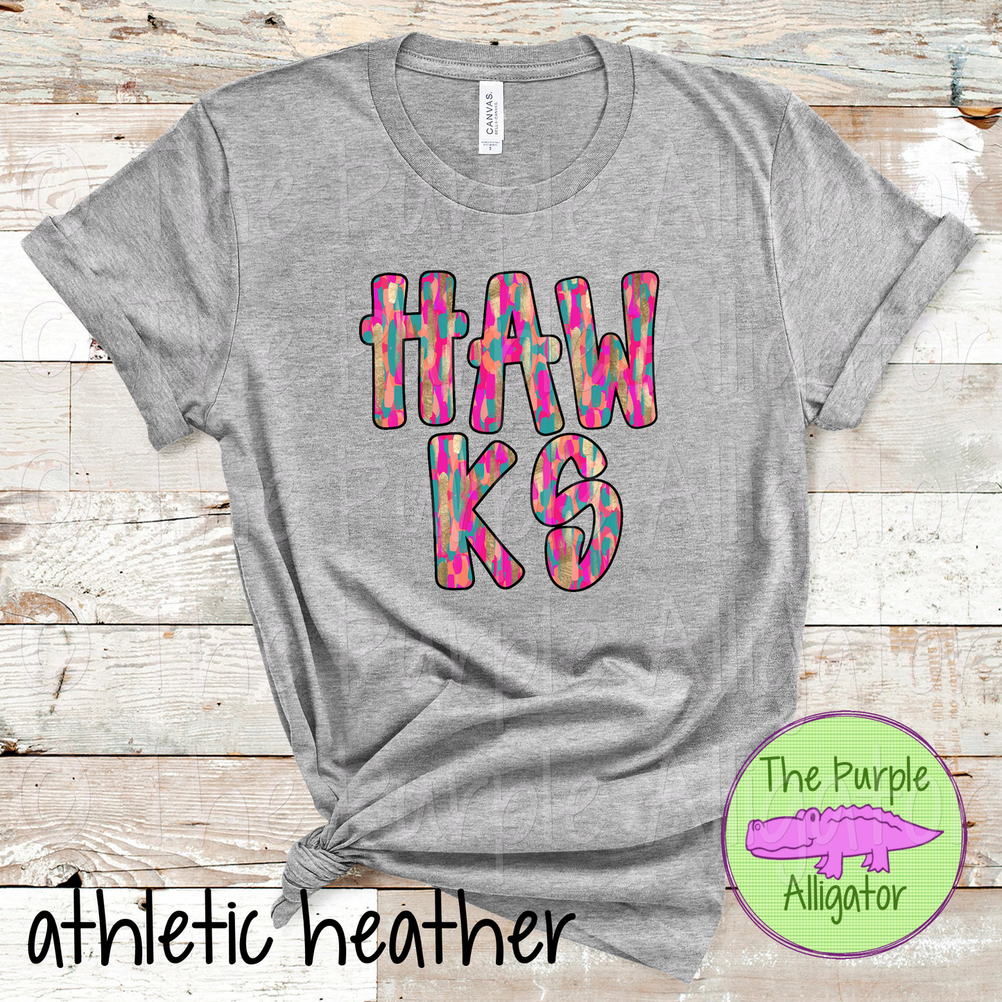 Hawks School Spirit Mascot Lucky Streaks 0924 (d2f TPA)