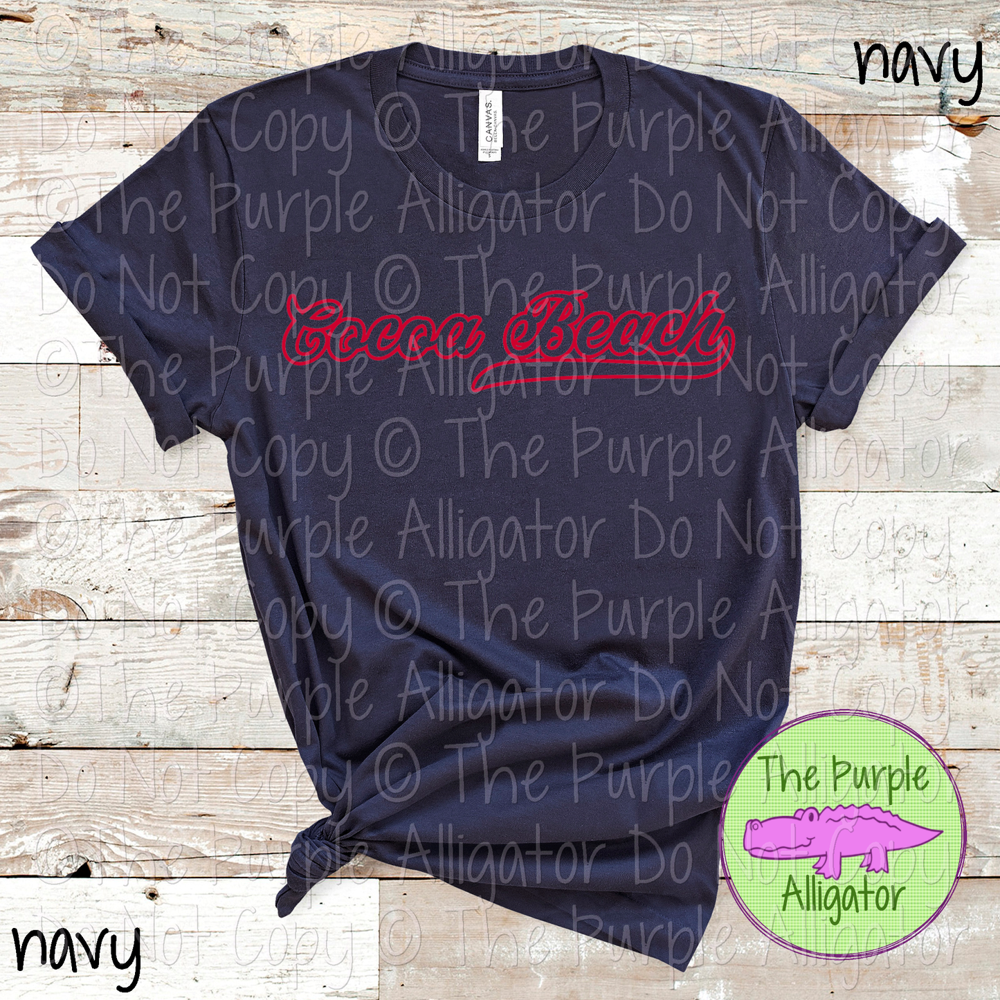 Cocoa Beach Hollow Swash School Spirit Wear Team Swag - CHOOSE YOUR DESIGN COLOR - 0625 (d2f TPA)