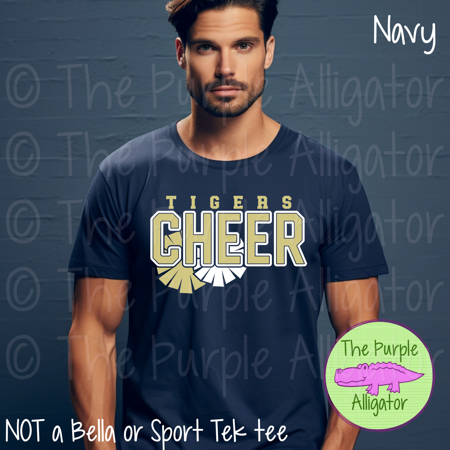 Tigers Cheer SC34 Mascot School Spirit - CHOOSE YOUR DESIGN COLORS (d2f TPA)