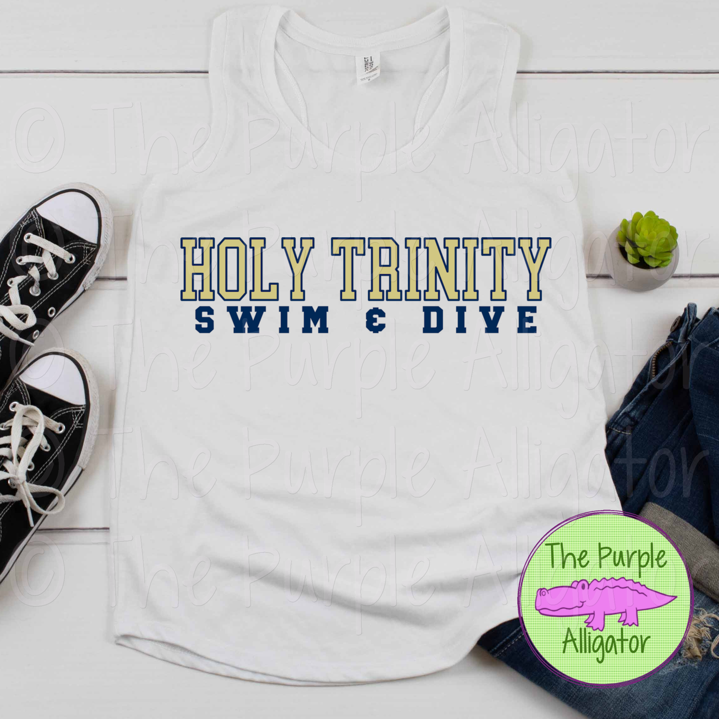 Holy Trinity Swim & Dive CB-JPST Mascot School Spirit (d2f TPA)
