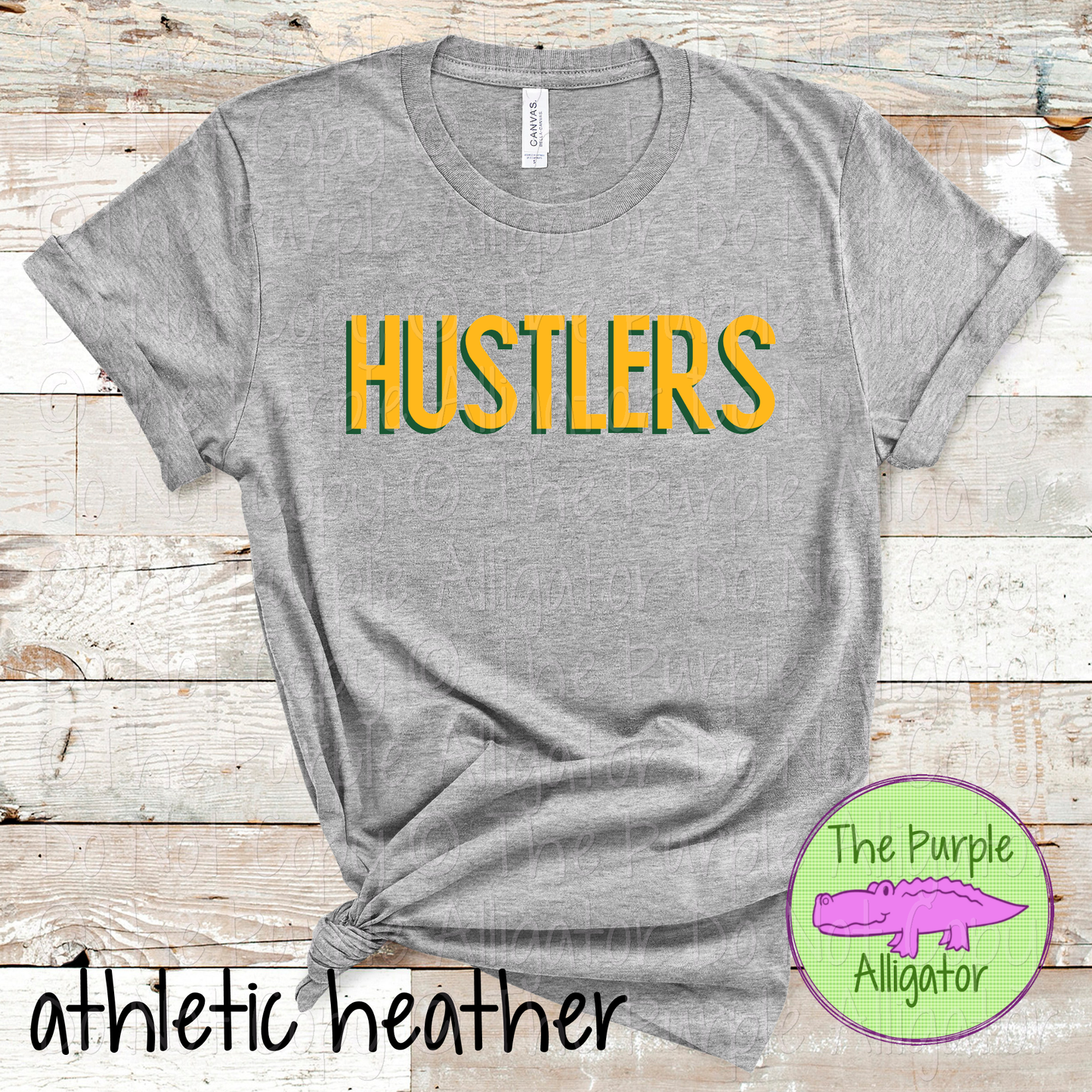 Hustlers NF Two-Tone Offset Spirit Design | Bold Two-Color Offset Text Design | CHOOSE YOUR DESIGN COLORS 0825 (d2f TPA)
