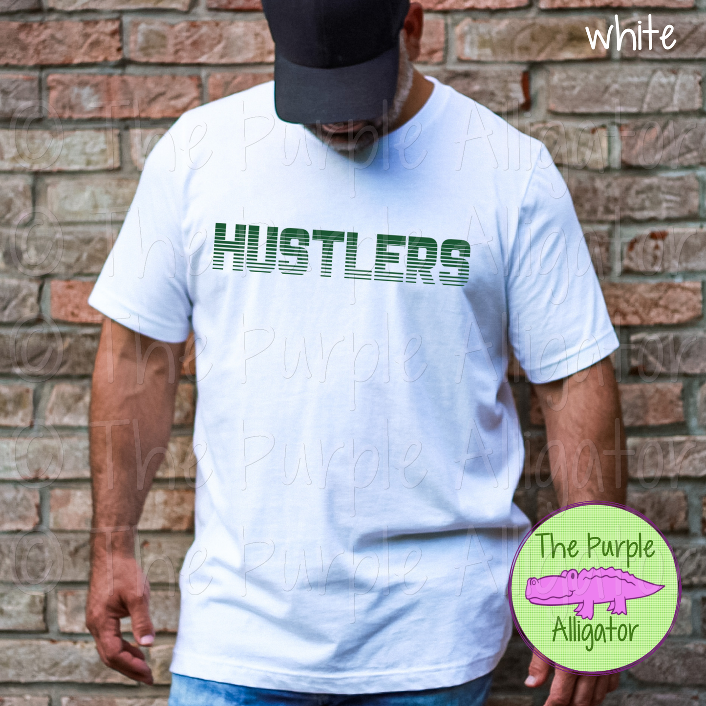 Hustlers Championship Mascot School Spirit - CHOOSE YOUR TEXT COLOR (d2f TPA)