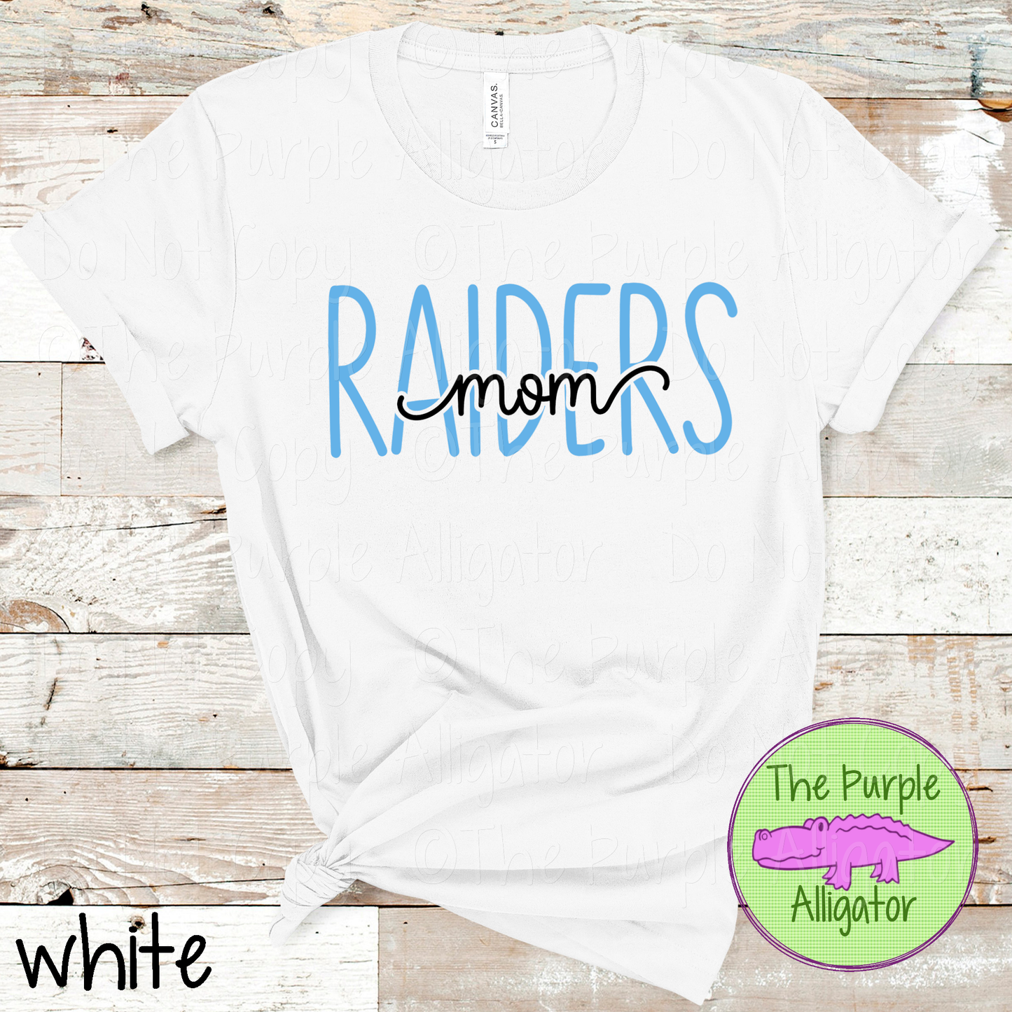 Raiders Mom Heartwave | Custom School Spirit Wear for Proud Moms - CHOOSE YOUR DESIGN COLORS 1025 (d2f TPA)