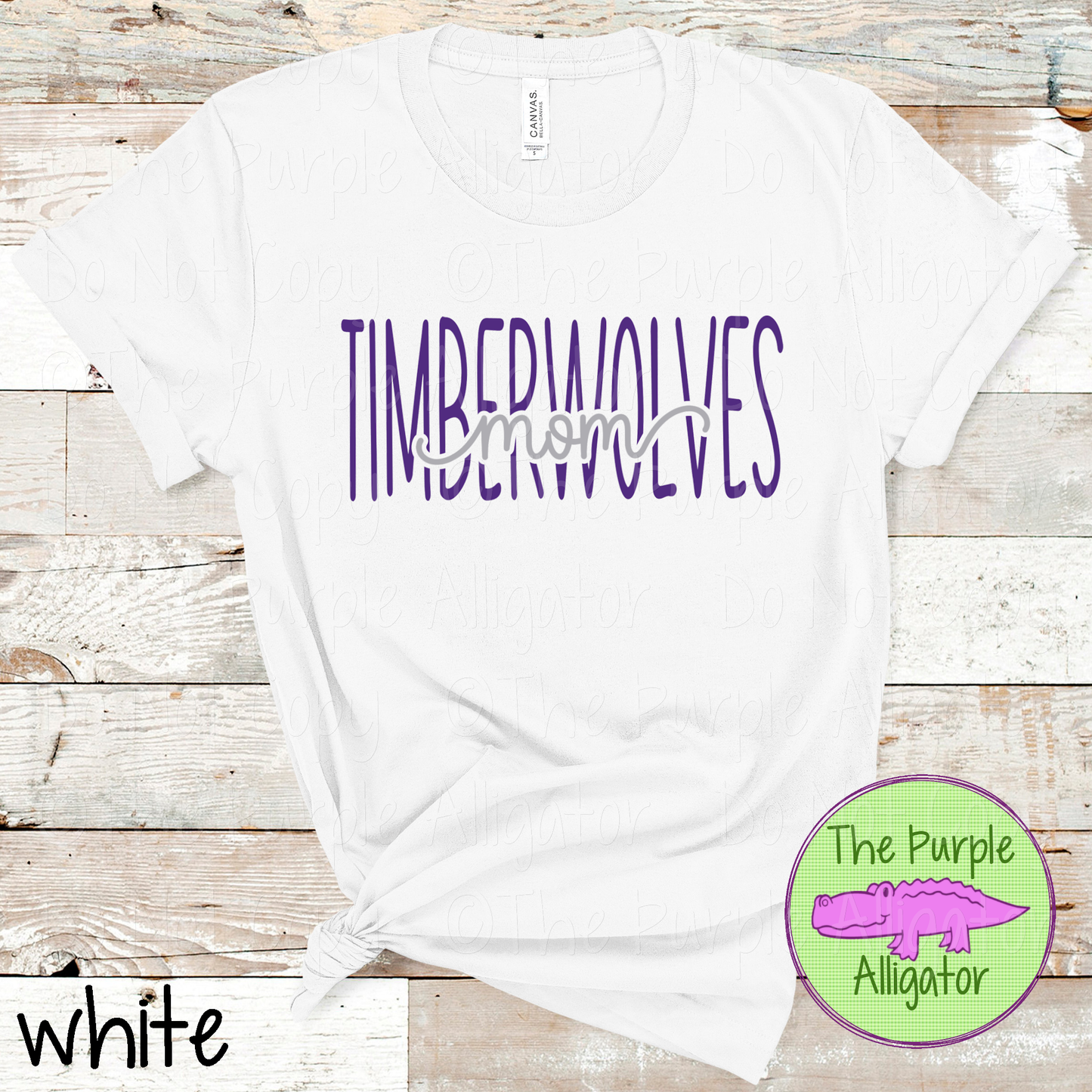 Timberwolves Mom Heartwave | Custom School Spirit Wear for Proud Moms - CHOOSE YOUR DESIGN COLORS 1025 (d2f TPA)