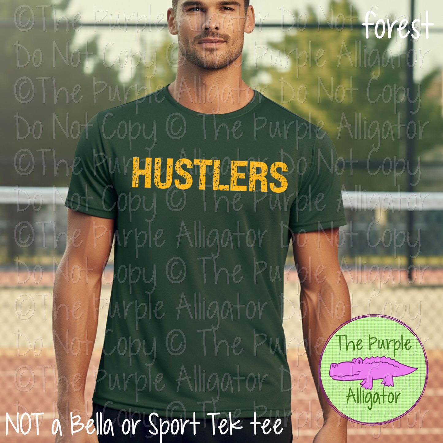 Hustlers JTD Distressed Mascot School Spirit Wear CHOOSE YOUR TEXT COLOR 0225 (d2f TPA)