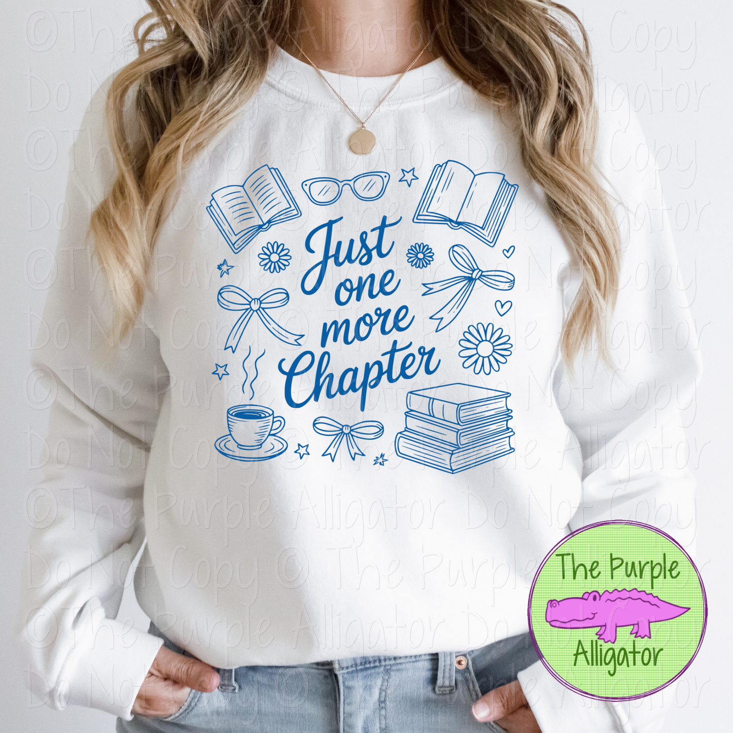 Just One More Chapter Bookish Reading Graphic Shirt 0725 NS