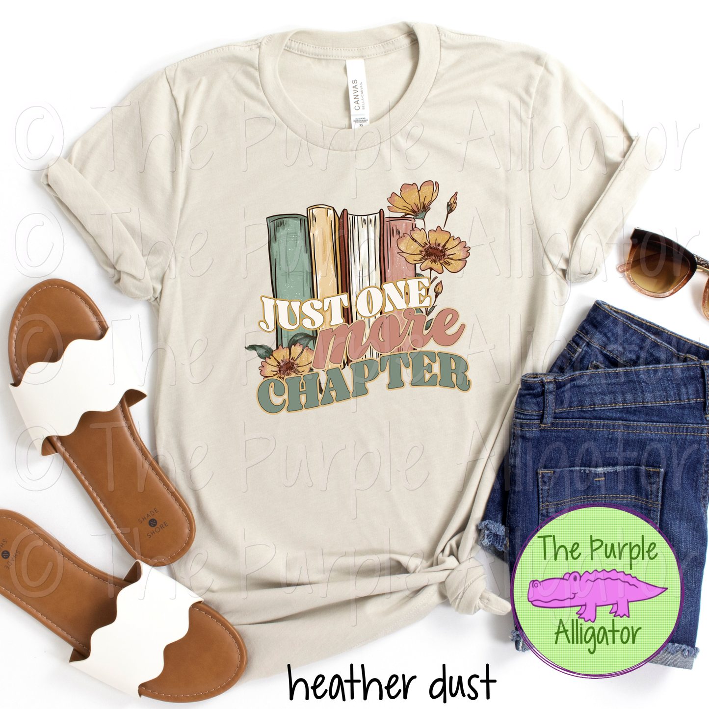 Just One More Chapter Books Flowers (d2f HMD)