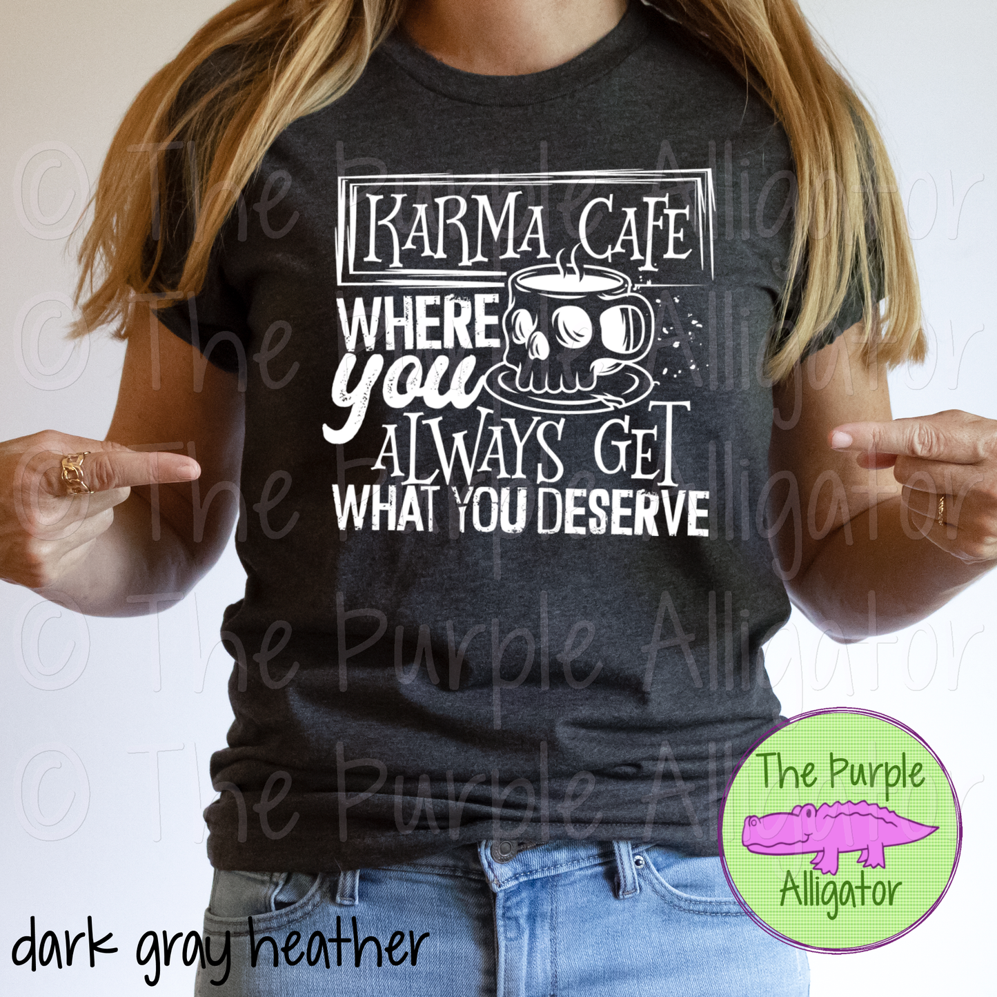 Karma Cafe Where You Always Get - white (d2f HMD)