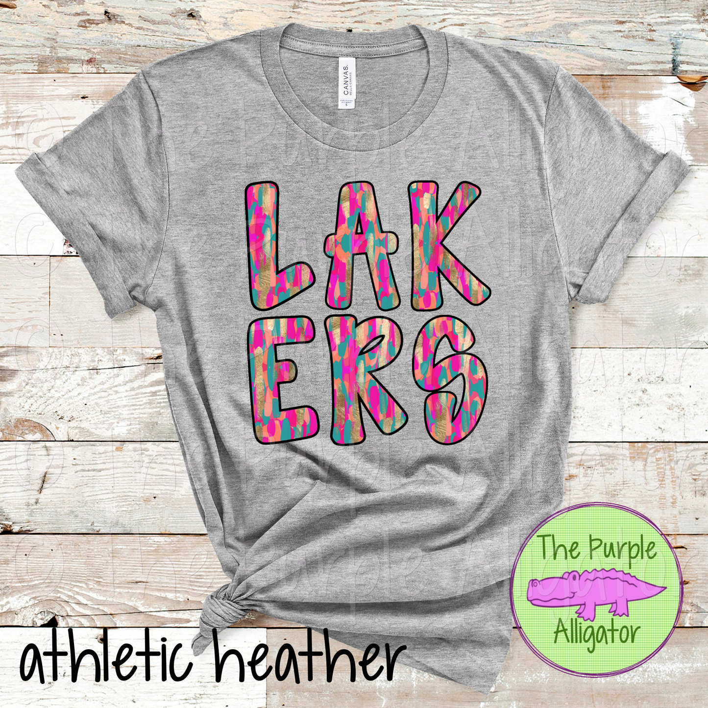 Lakers School Spirit Mascot Lucky Streaks 0924 (d2f TPA)