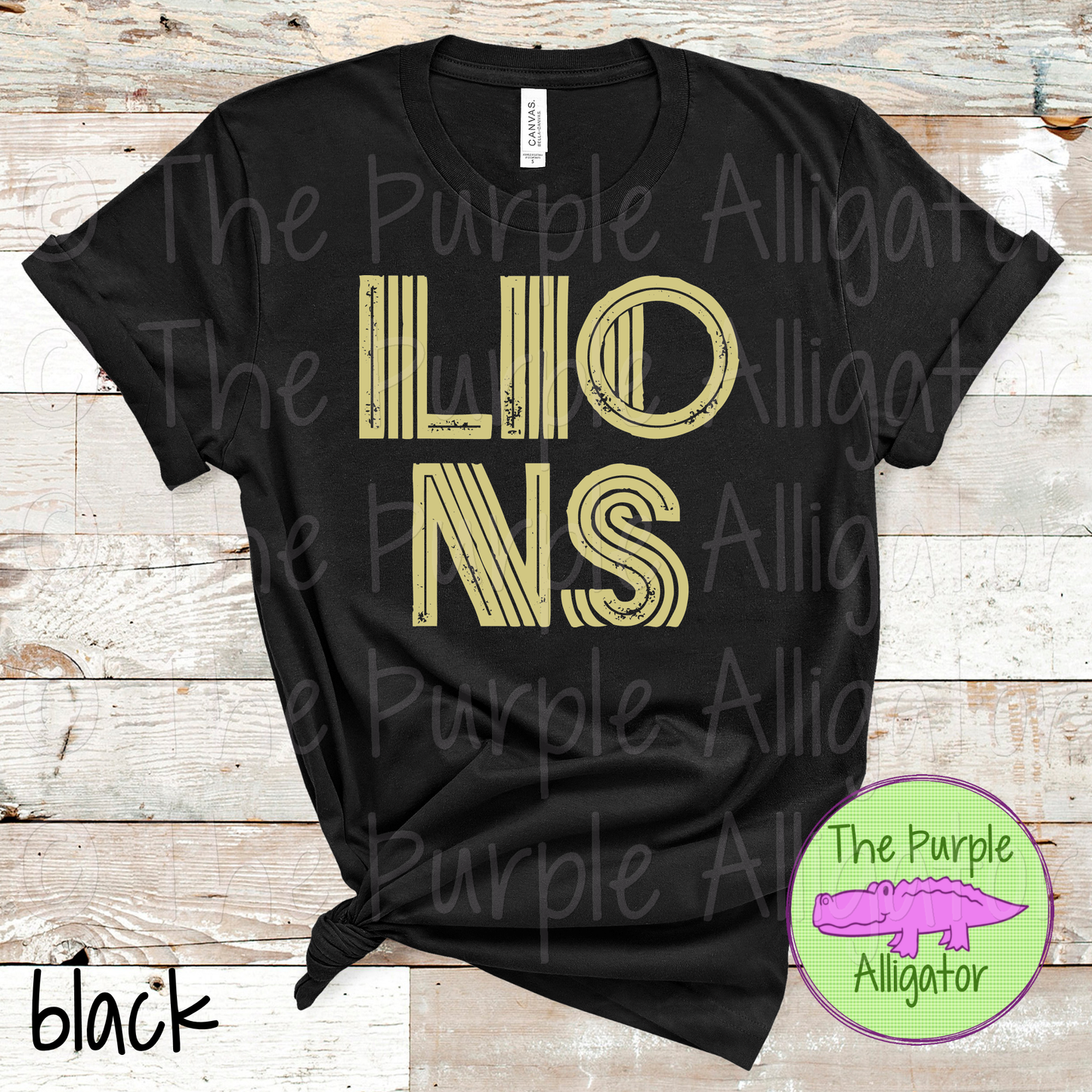 Lions Br-IG Mascot School Spirit - CHOOSE YOUR TEXT COLOR (d2f TPA)