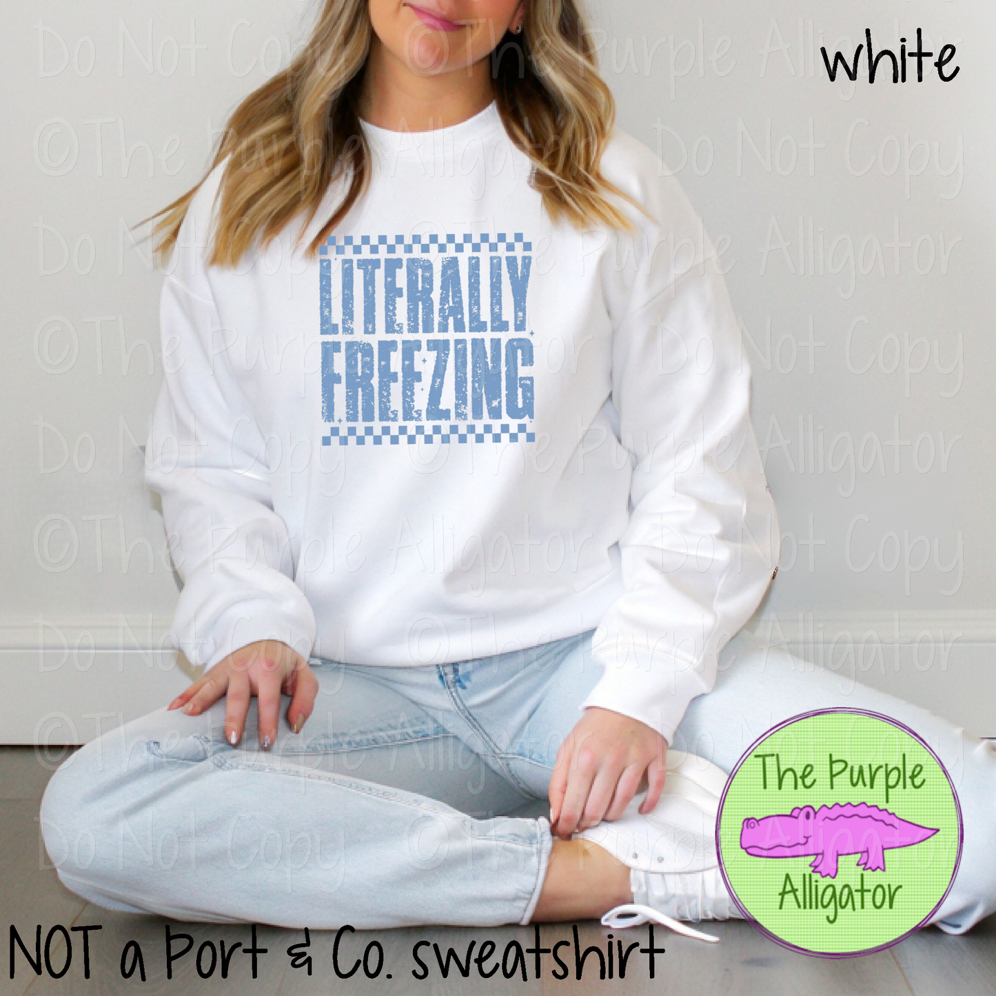 Literally Freezing Grunge | Funny Winter Design 0925 (d2f CA)
