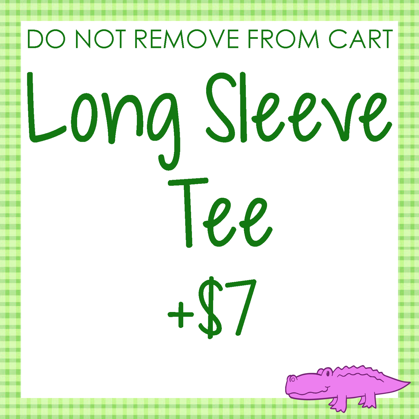 Add-On Long Sleeve Tee