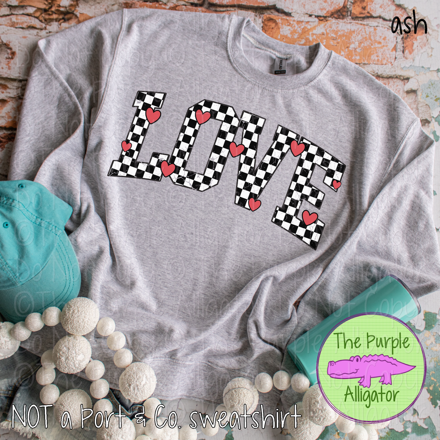 Love Checks and Hearts 0125 (d2f HMD)