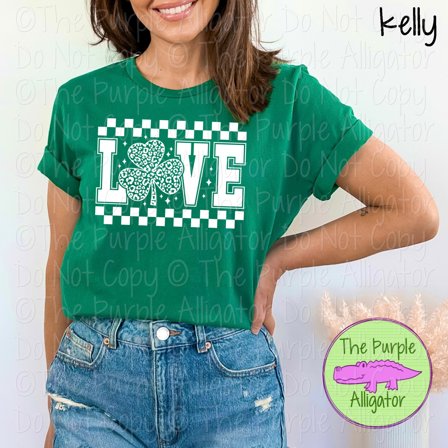 Love Check St. Patrick's - Choose Your Design Color - 0125 (d2f MD)